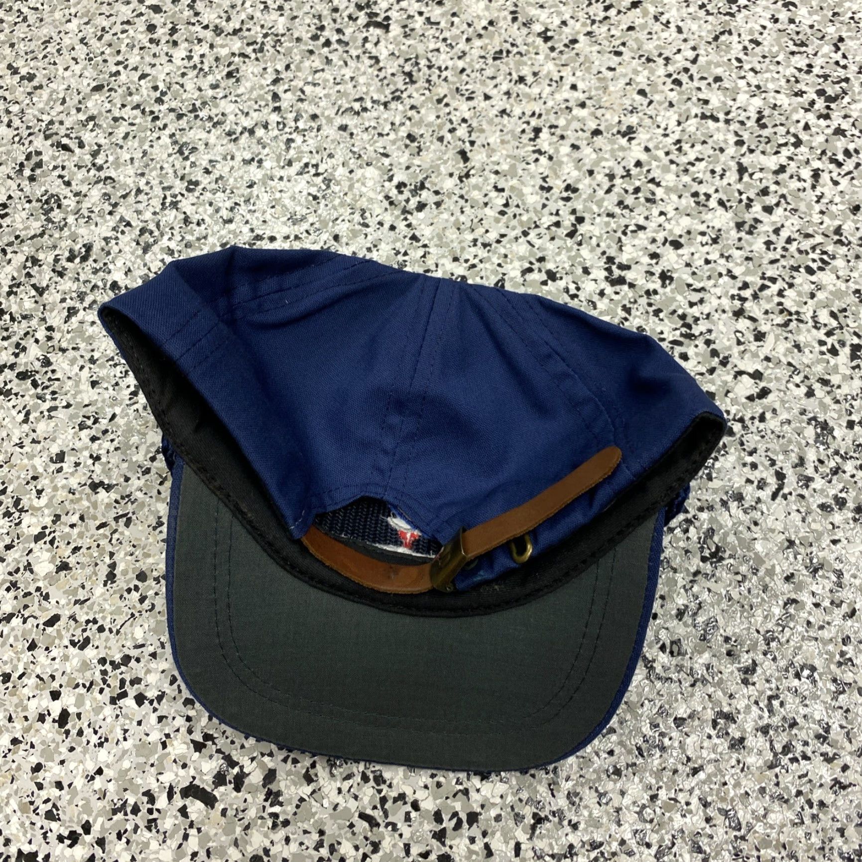 Vintage VINTAGE Palo Verde Leather Strapback Hat Golf Hat Blue 90s Imperial Headwear Adjustable Men Boys Mens 90s VTG Size ONE SIZE - 2 Thumbnail