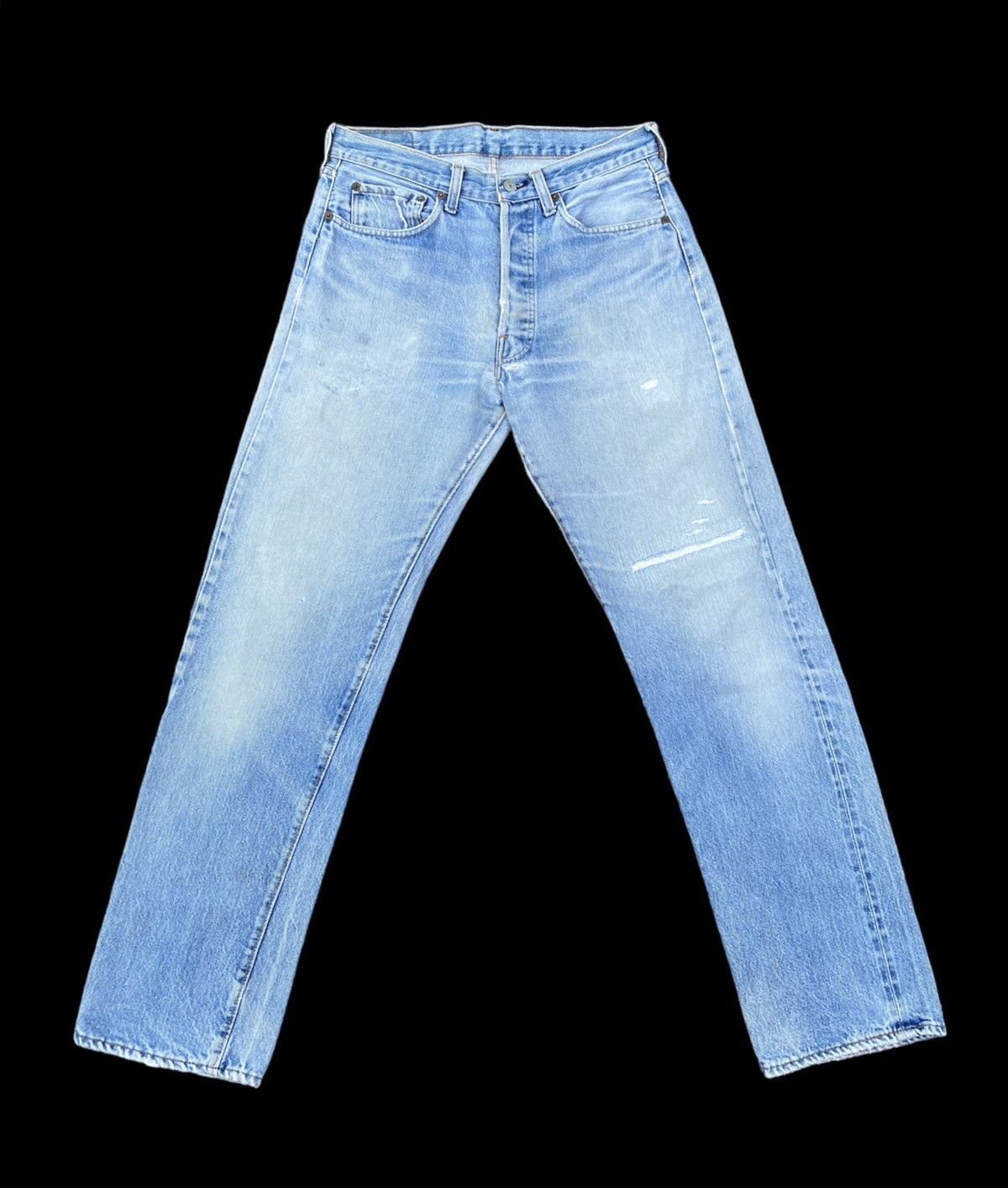 size 30 vintage levi's 501 redline distressed condition