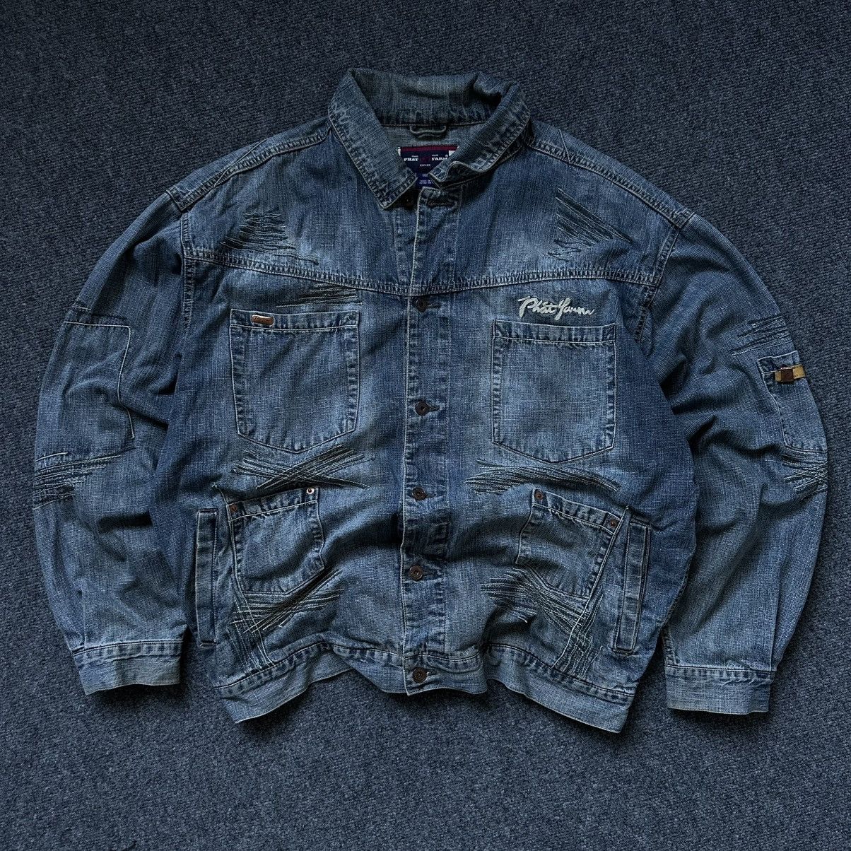 Phat Farm VTG Western Phat Farm Denim Jacket Size XL Man 90s USA Hype Size US XL / EU 56 / 4 - 8 Thumbnail