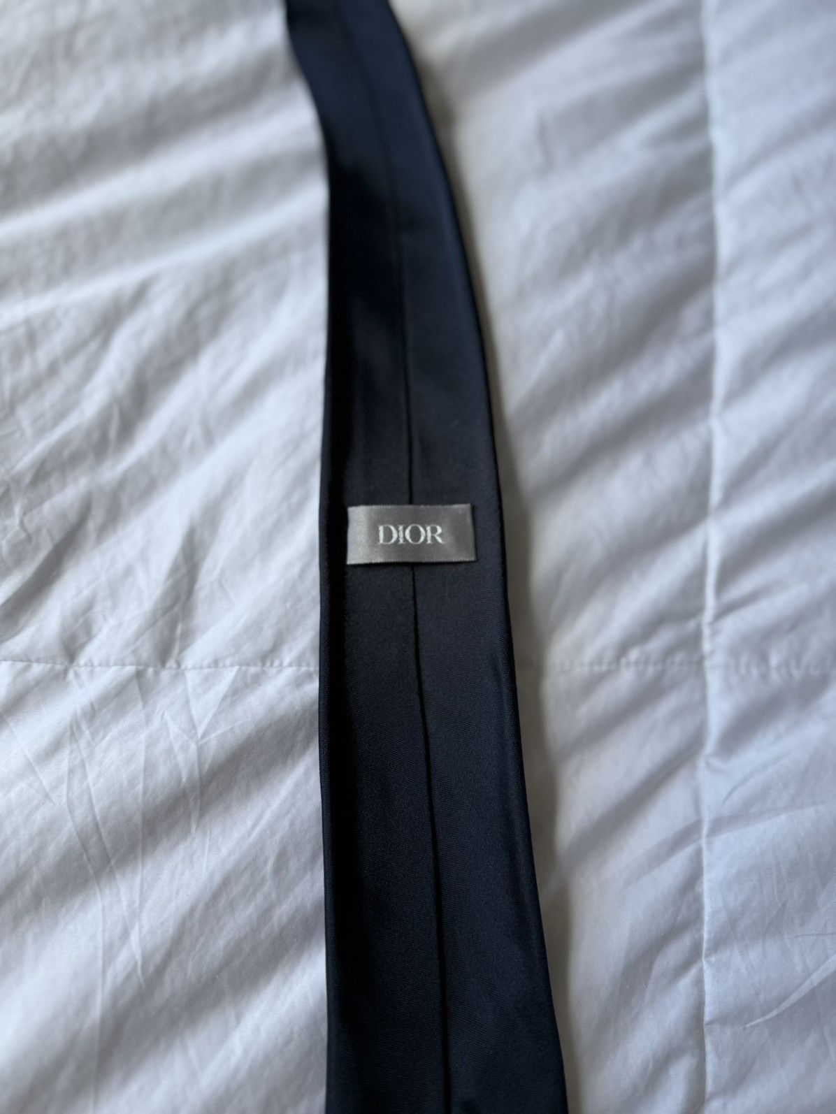 Dior Navy CD Icon Neck Tie Size ONE SIZE - 4 Thumbnail
