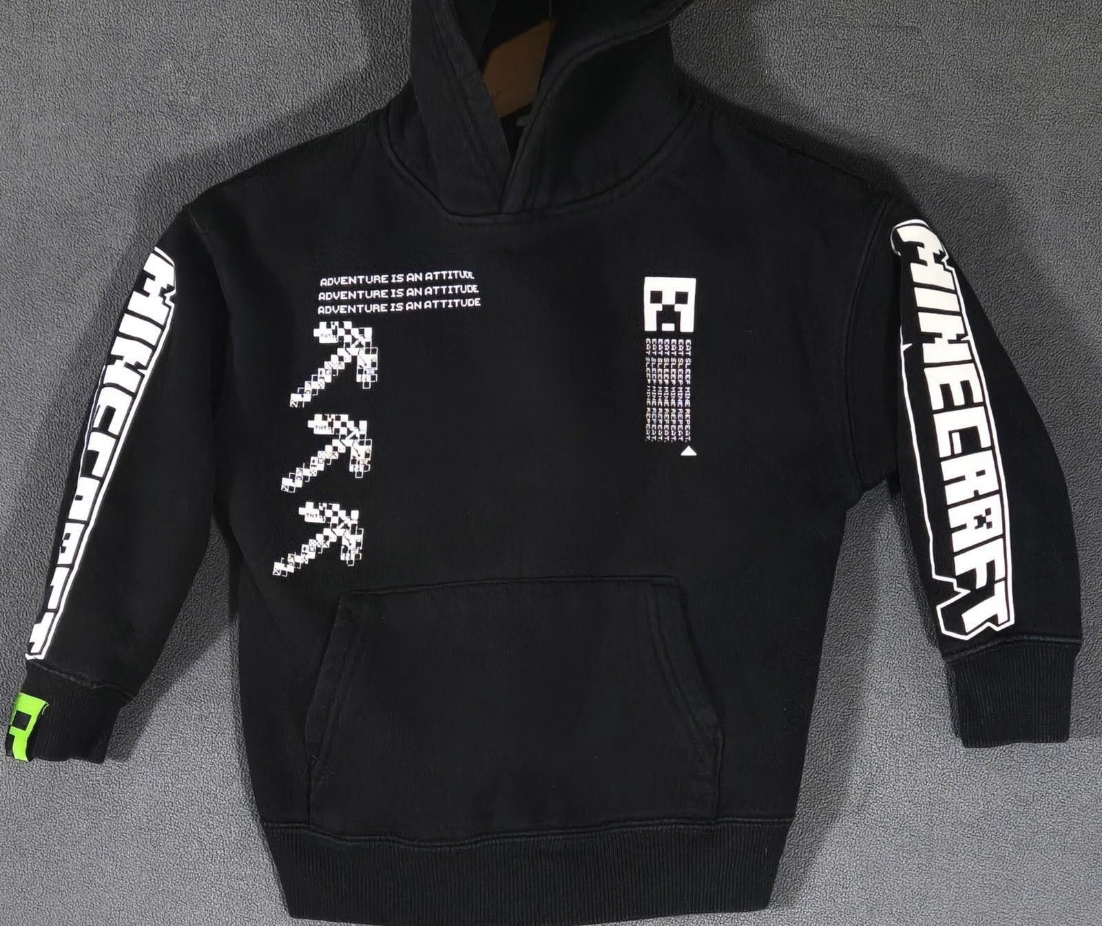 Zara Minecraft x Zara Adventure Club Hoodie Black Kids Size 6 #2 Size US XXS / EU 40 - 1 Thumbnail