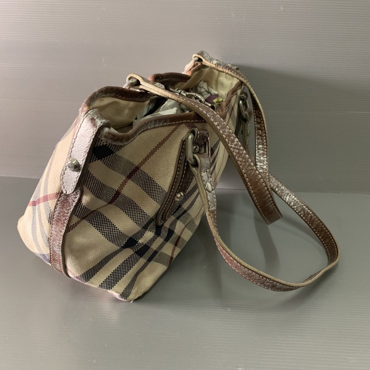 Burberry Burberry Blue Label Tote Bag Size ONE SIZE - 5 Thumbnail
