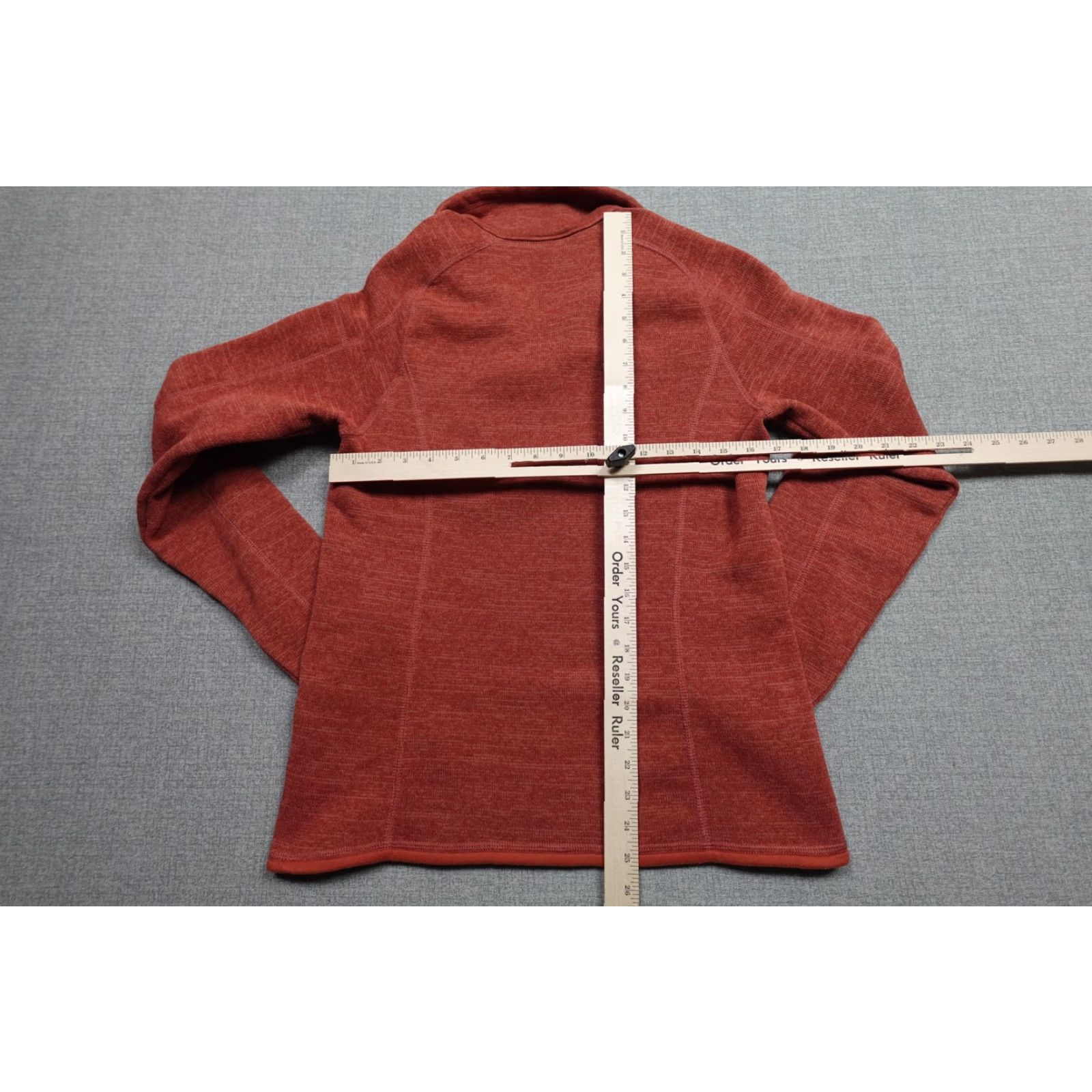 Patagonia Patagonia Womens Small Orange 1/4 Zip Fleece Pullover Better Sweater Mock Neck Raglan Sleeve Size S / US 4 / IT 40 - 4 Thumbnail
