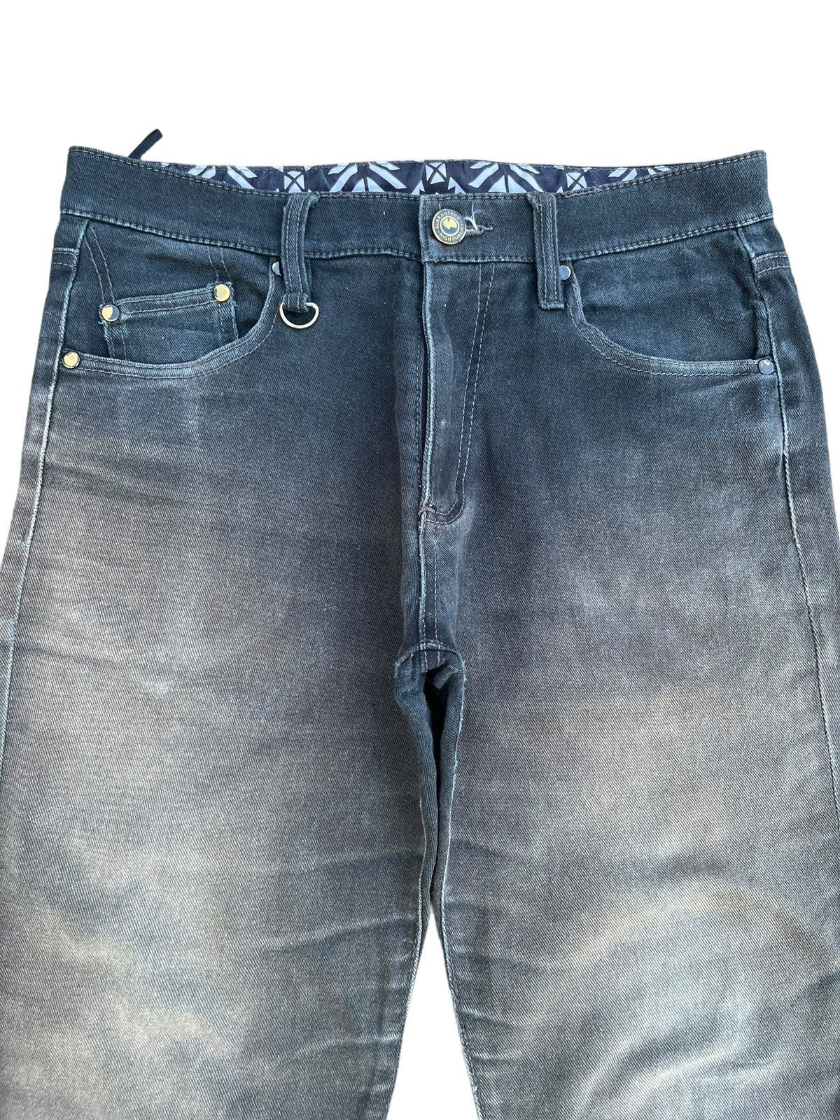 Japanese Brand Vintage Japanese Black Mud Faded Washed Chimayo Pocket Jeans Size US 31 - 3 Thumbnail