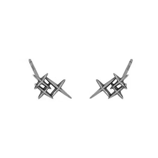 Jewelry 925 silver vintage earrings Size ONE SIZE - 4 Thumbnail