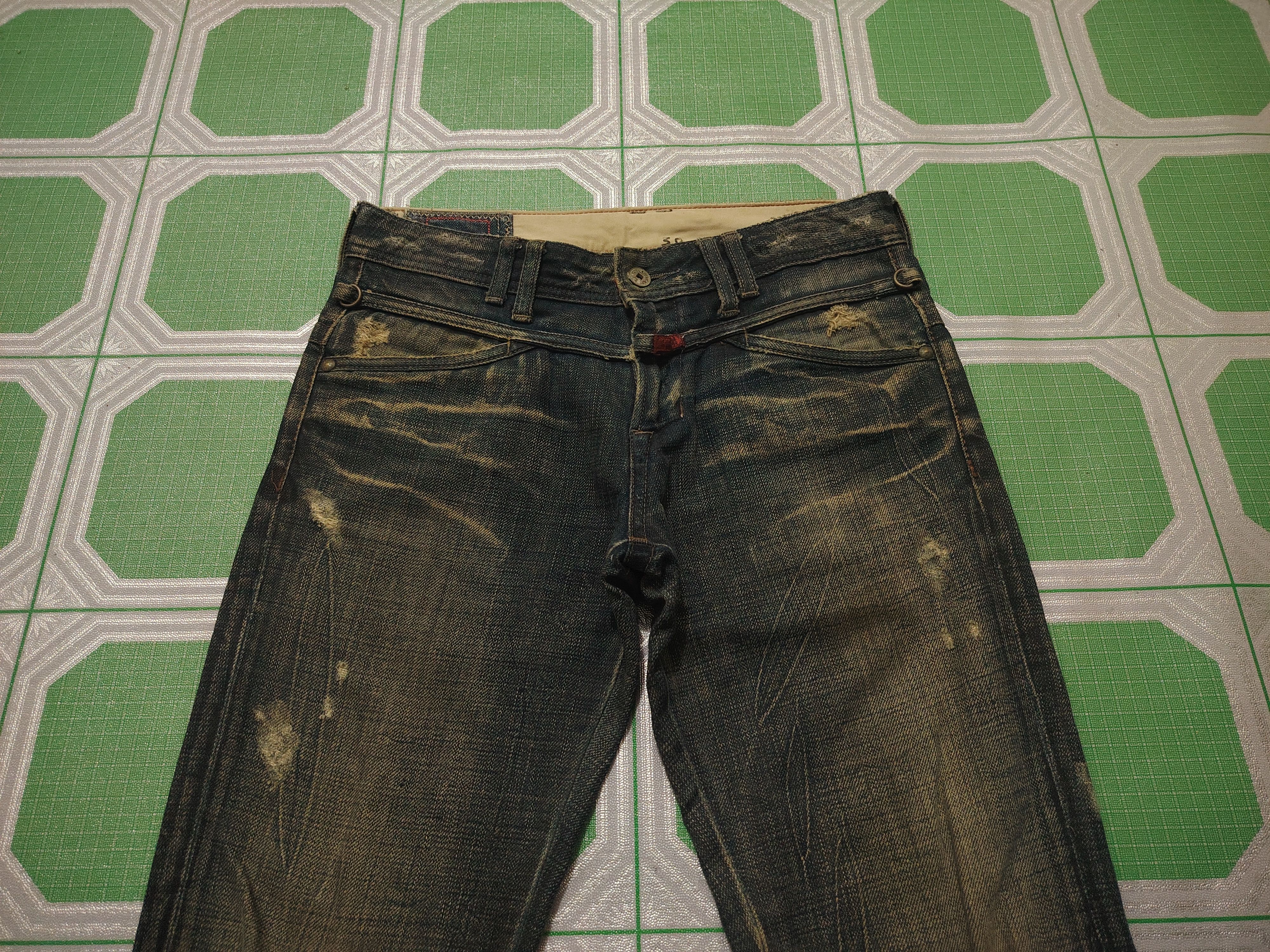 Marithe + Francois Girbaud Rare!!! Le Jean De Marithe Francois Girbaud disstress jeans Size US 30 / EU 46 - 9 Thumbnail
