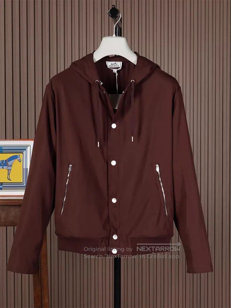 Hermes Hermes Fashion Hooded Jacket Size US S / EU 44-46 / 1 - 1 Thumbnail