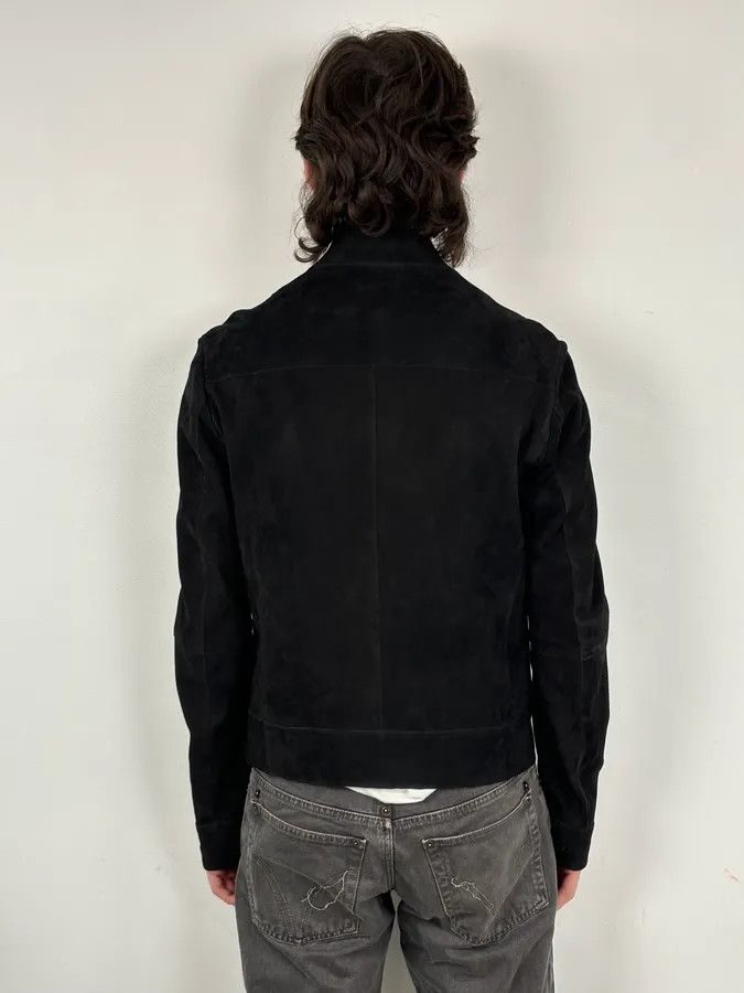 Emporio Armani SS2016 Emporio Armani Black Suede Leather Jacket Size US M / EU 48-50 / 2 - 3 Thumbnail