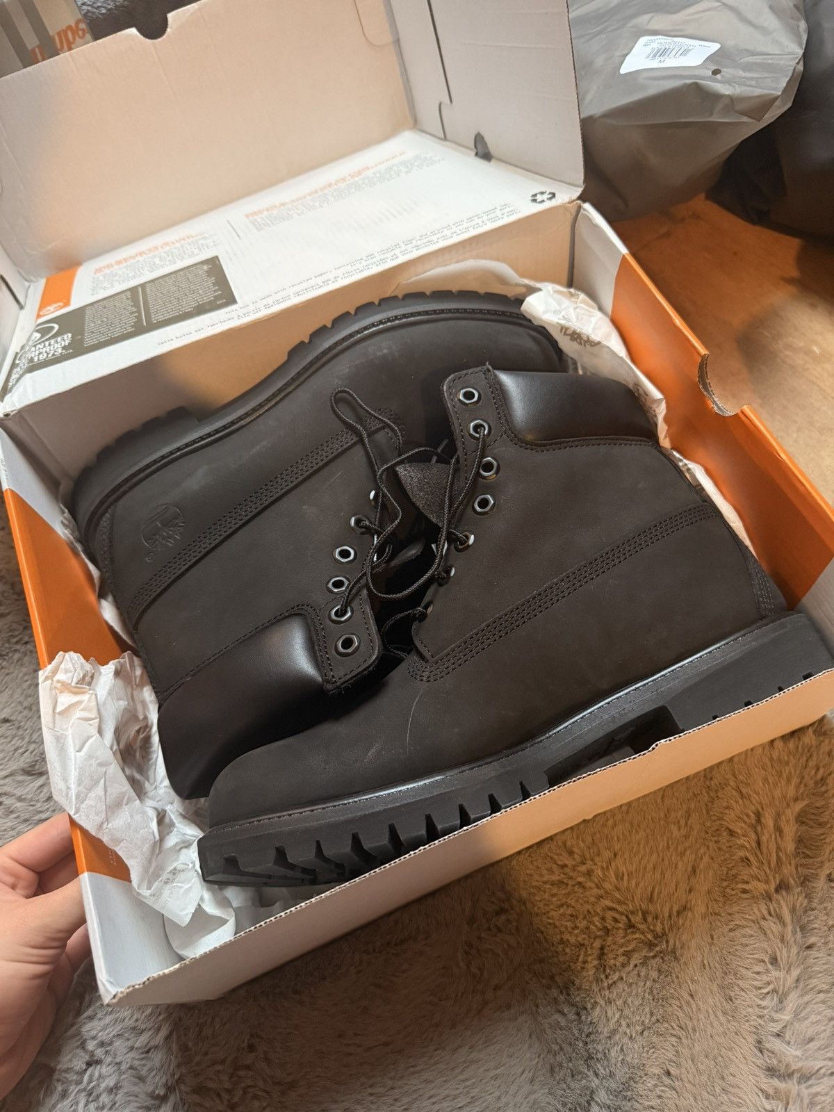 Timberland Timberland 6 inch premium 44 size black winter Size US 11 / EU 44 - 10 Thumbnail