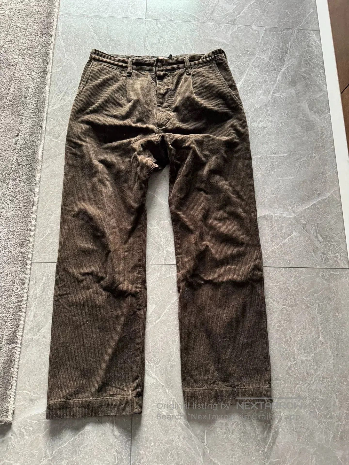 RRL Ralph Lauren RRL Corduroy Straight Leg Pants. Size US 31 - 1 Thumbnail