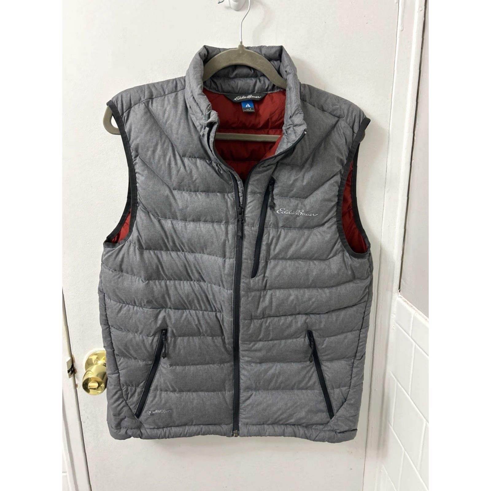 Eddie Bauer Eddie Bauer First Ascent StormDown Vest Mens S Gray Full Zip Puffer Insulated Down Outdoor Jacket Vest Size US S / EU 44-46 / 1 - 2 Thumbnail