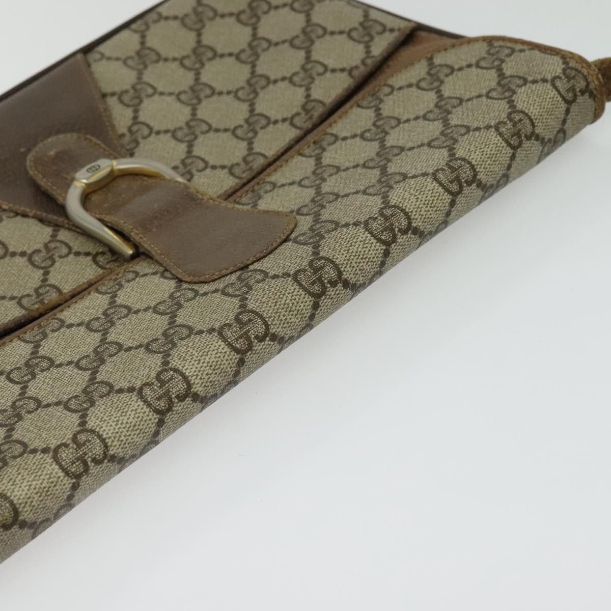 Gucci GUCCI GG Supreme Shoulder Bag Pvc Beige Gold Size ONE SIZE - 6 Thumbnail