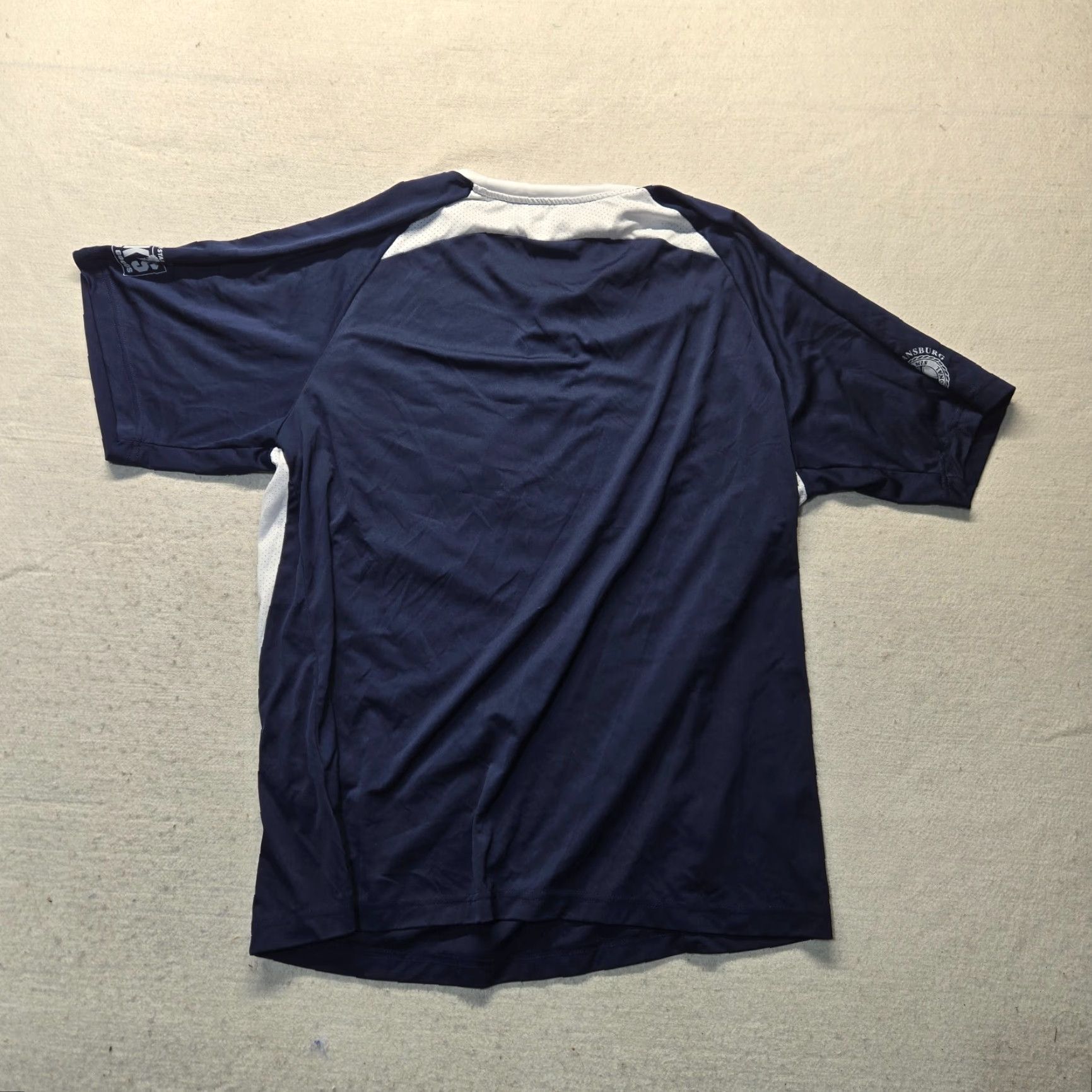 Vintage Christiansburg VA Parks Recreation T-Shirt Adult Men's XL Blue Graphic College Flames Size US XL / EU 56 / 4 - 7 Thumbnail