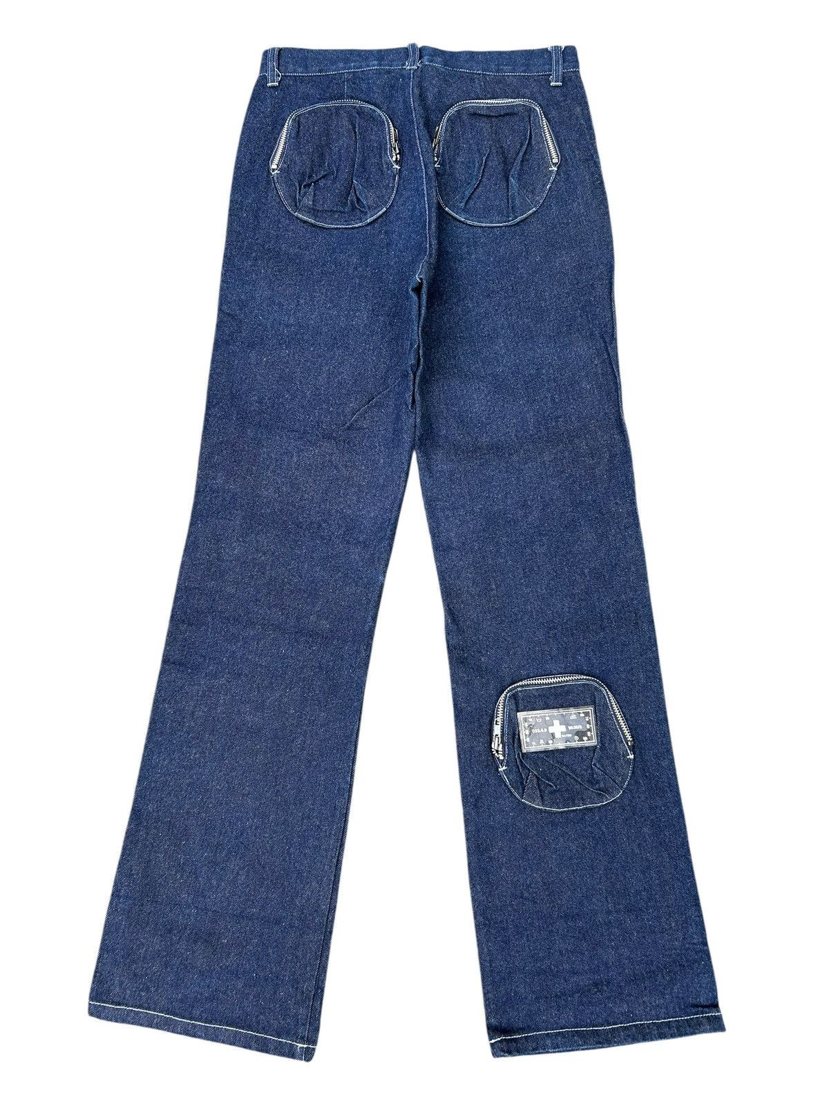 Kapital Flare Vintage Japanese Brand Batsu Denim Jeans Size US 29 - 3 Thumbnail