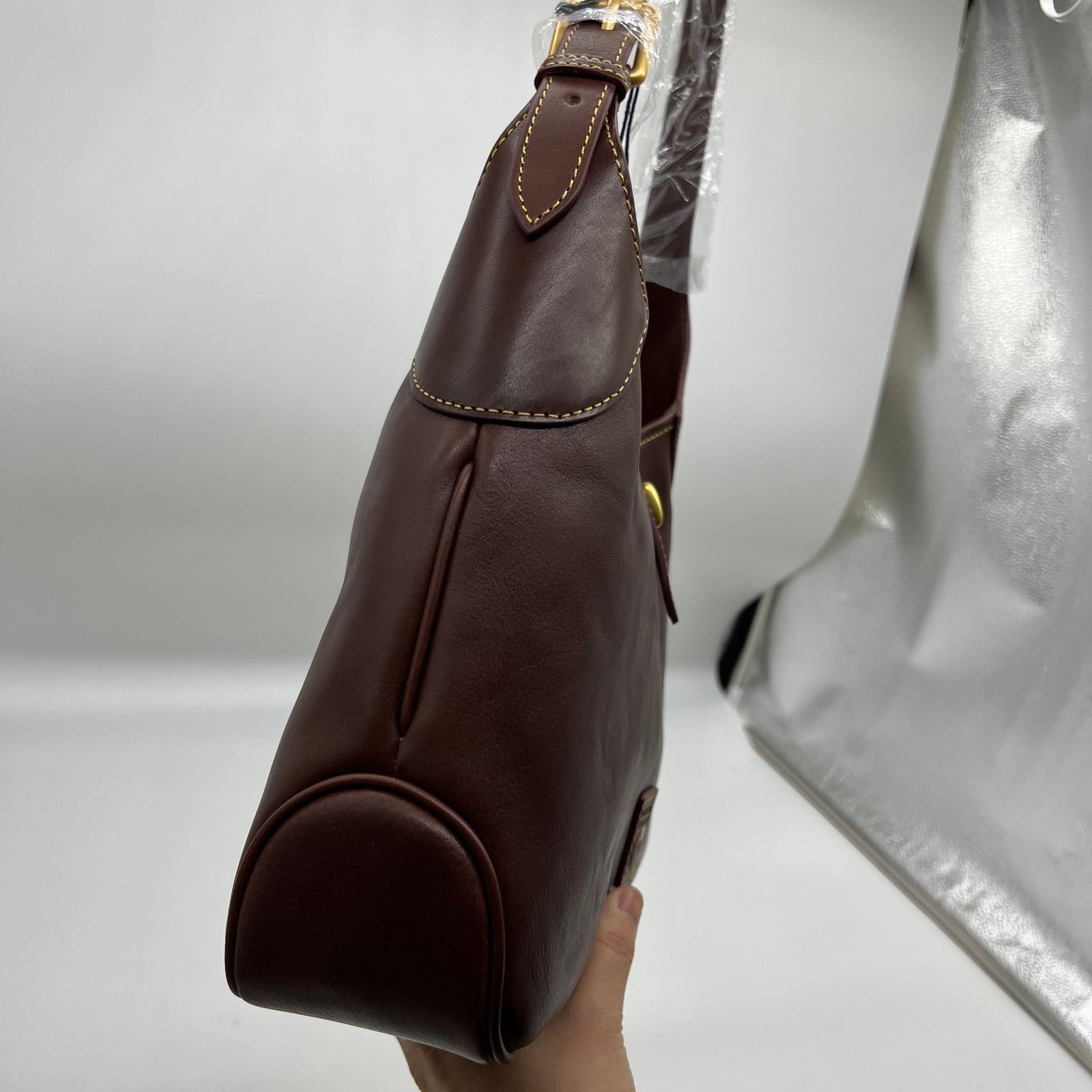 Dooney & Bourke Dooney & Bourke Florentine Leather Crescent Hobo Wo Size ONE SIZE - 5 Thumbnail