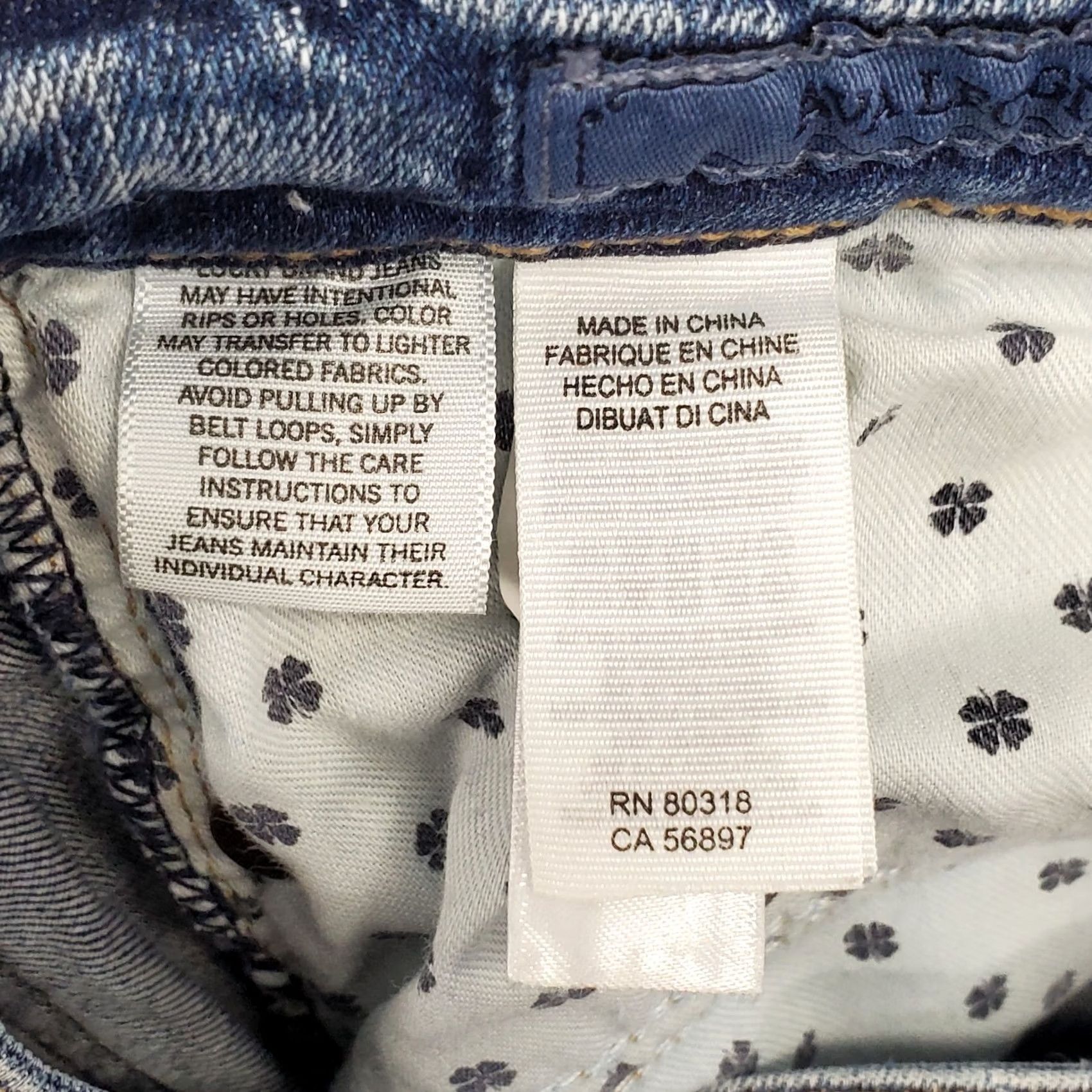 Lucky Brand Lucky Brand Skinny Jeans Womens 26 Denim ORTA Premium Stretch Faded Whiskered Womens Size 26 Blue Jeans 5-Pocket Regular Fit Mens Women Boys Girls Size 26" / US 2 / IT 38 - 7 Thumbnail