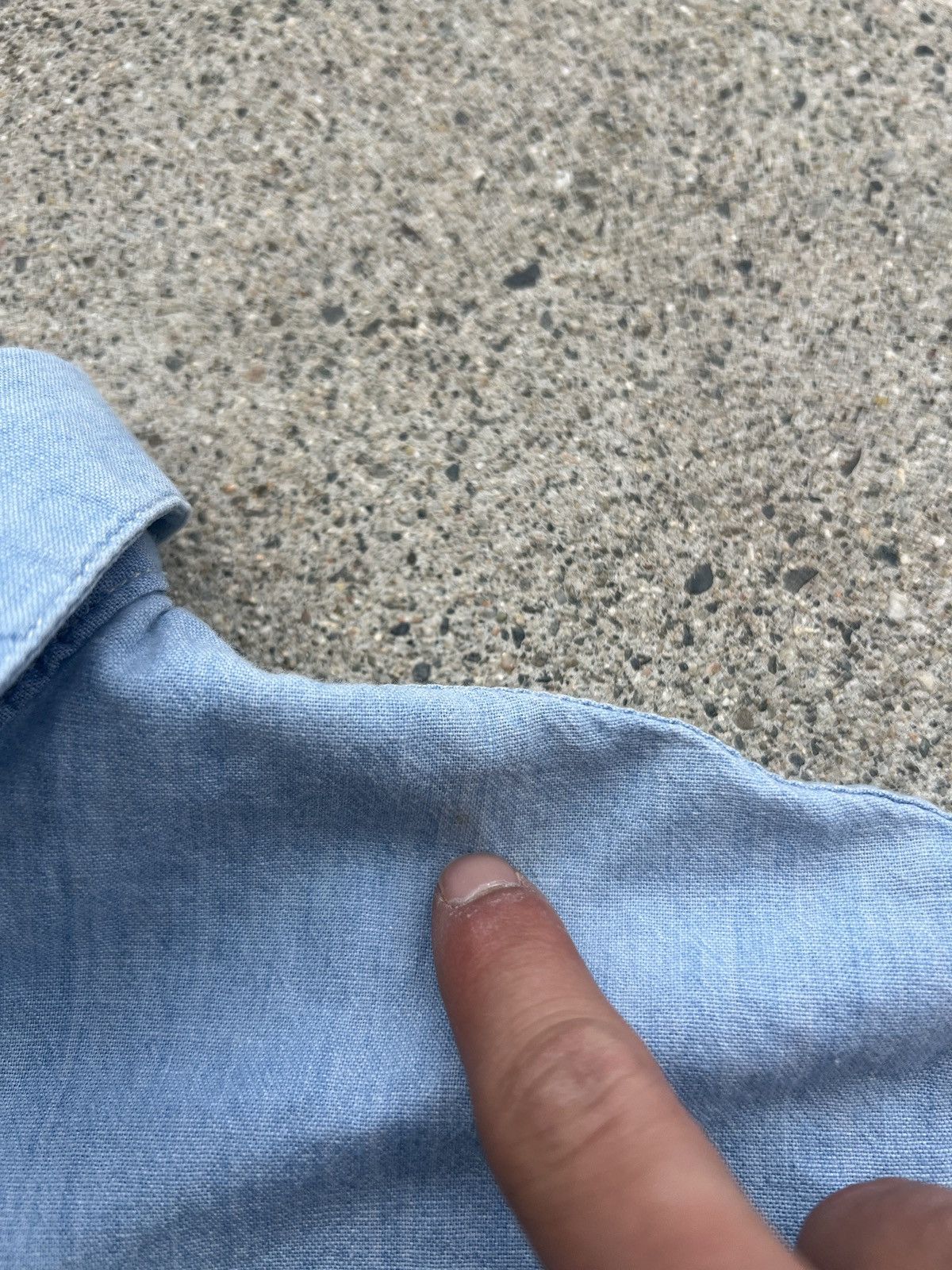 Guess × Vintage Vintage 1990s Guess USA Light Indigo Buttom Denim Flannel Size S / US 4 / IT 40 - 10 Thumbnail