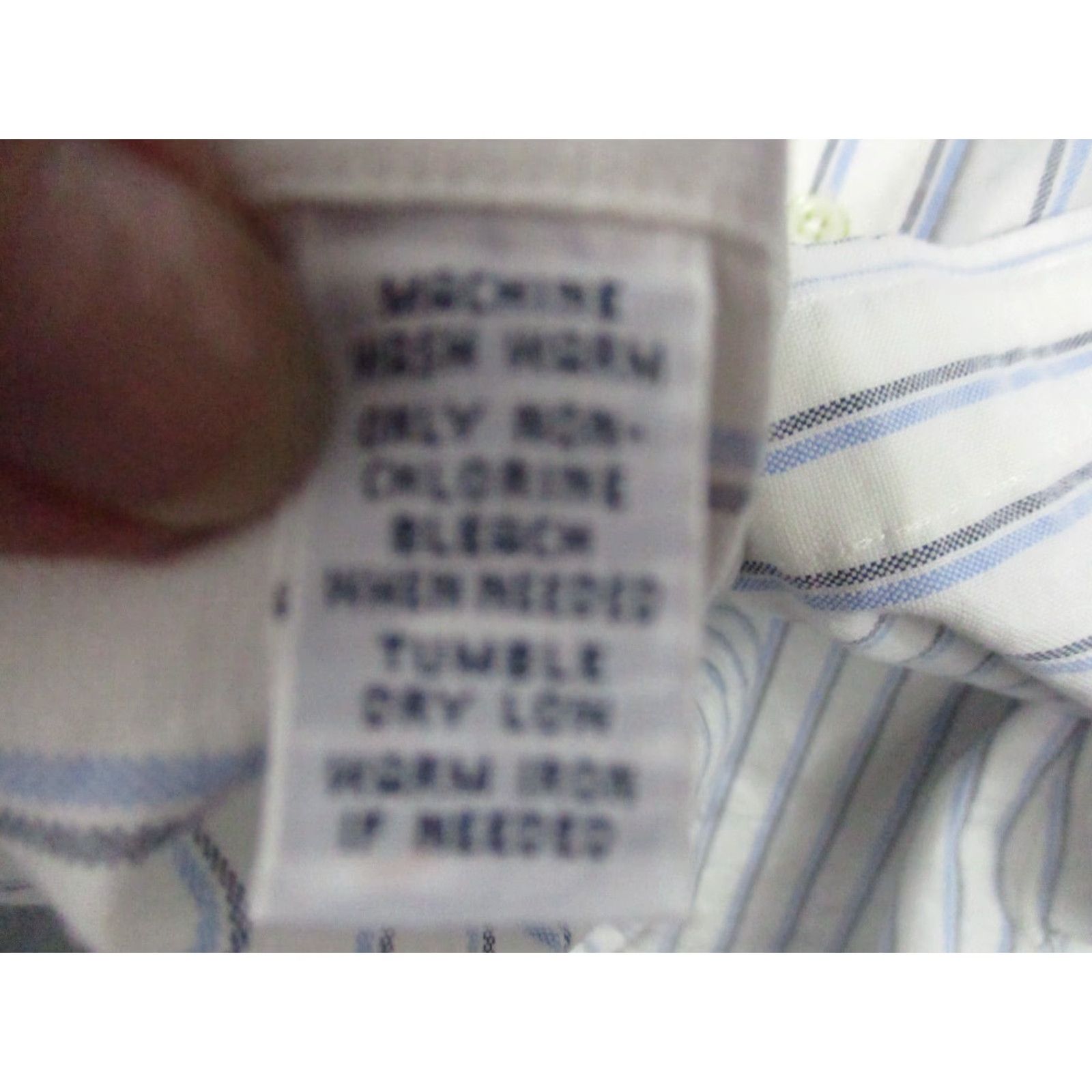 Ralph Lauren Ralph Lauren Shirt XL Men Button-Down Classic Fit Blue Stripe Logo Pony Long Sleeve Blue Polo Button-Up Shirt Reg/Regular Fit Mens Size US XL / EU 56 / 4 - 6 Thumbnail