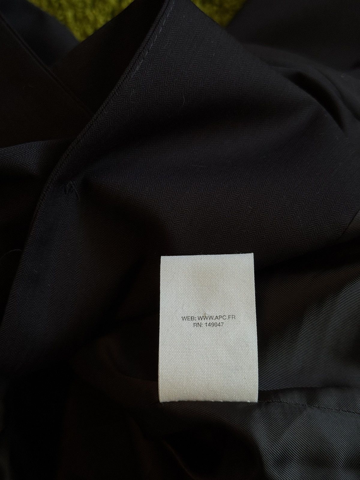 A.P.C. × Designer A.P.C. Rue Madame Paris 100% wool navy blazer Size XS / US 0-2 / IT 36-38 - 6 Thumbnail