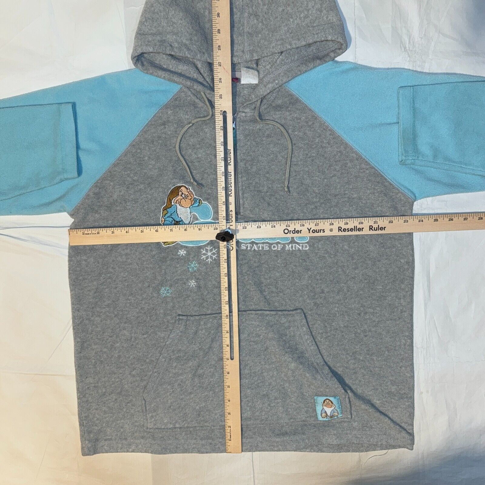 Disney Disney Snow White Grumpy Is A State Of Mind 1/4 Zip Hoodie L Size L / US 10 / IT 46 - 4 Thumbnail