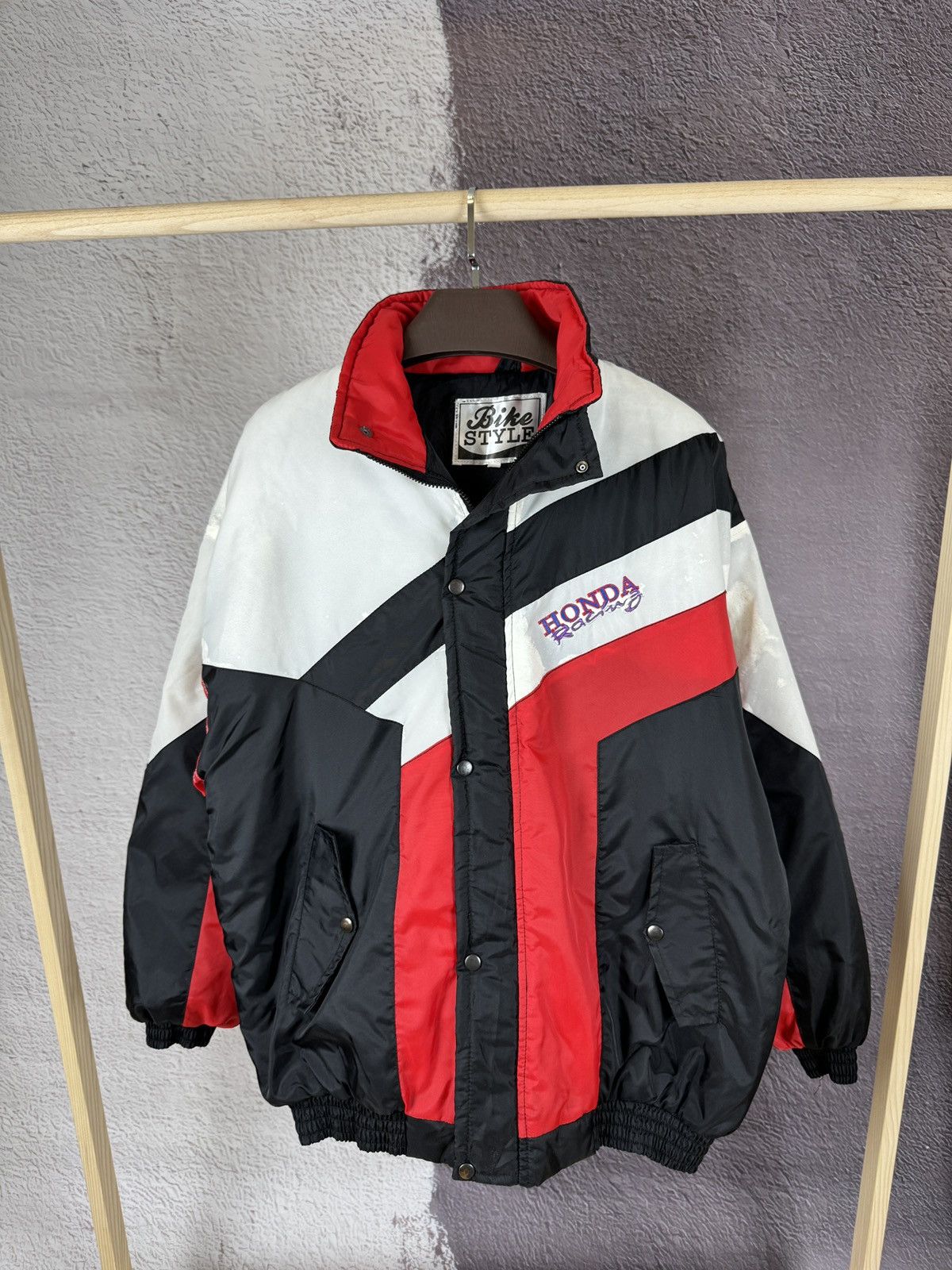 Honda Honda vintage big logo racing faded jacket Size US XXL / EU 58 / 5 - 1 Thumbnail