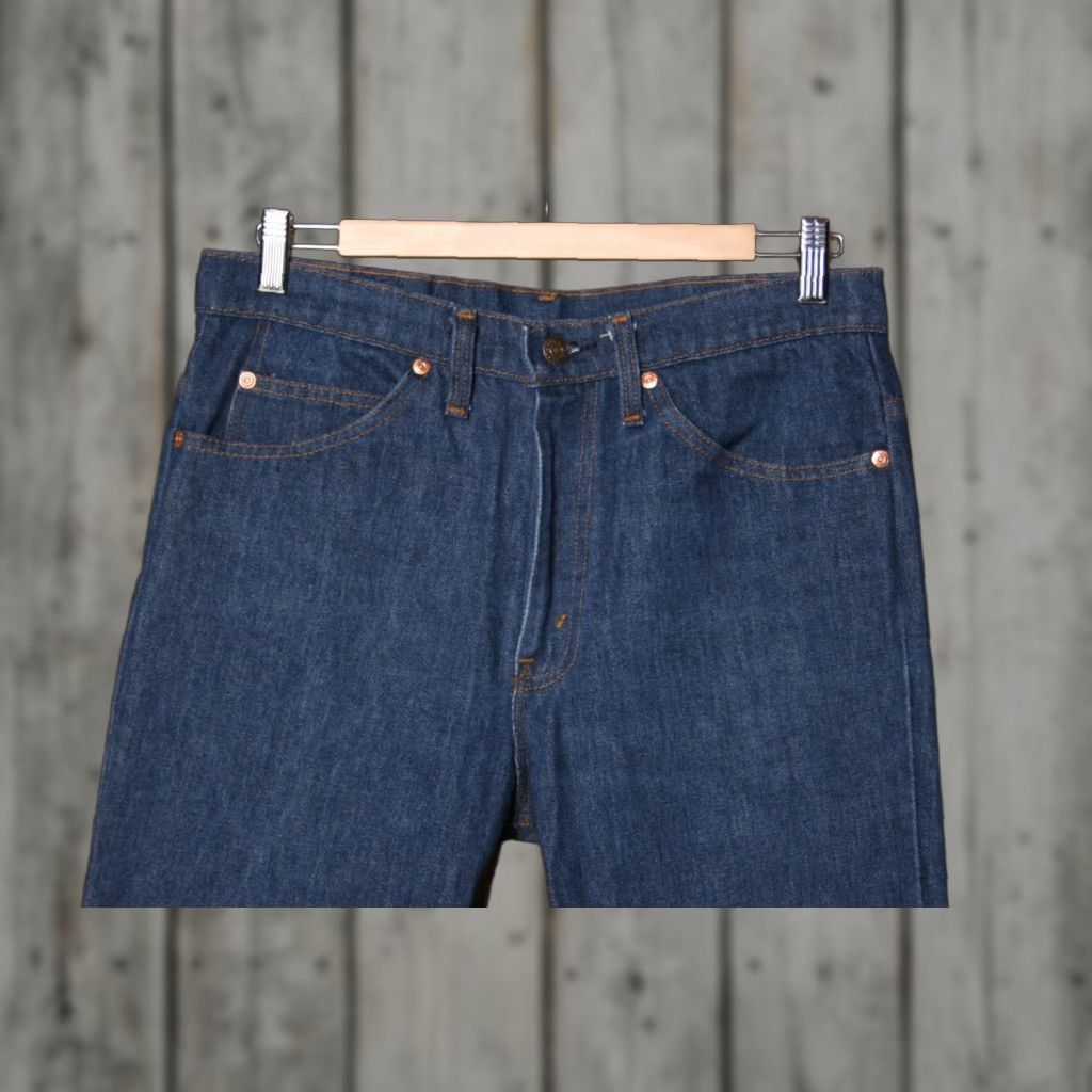 JCPenney Vintage JCPenney Jeans Bootcut Denim Blue 31x34 Mens Regular 64% Cotton 36% Polyester Size US 31 - 1 Thumbnail
