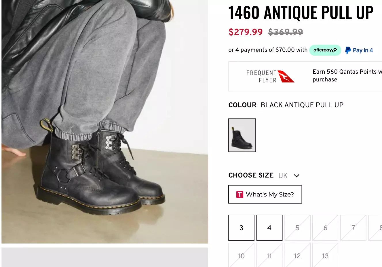 Dr. Martens DR.MARTENS 1460 HDW HARNESS ANTIQUE PULL UP Boots Size US 12 / EU 45 - 4 Thumbnail
