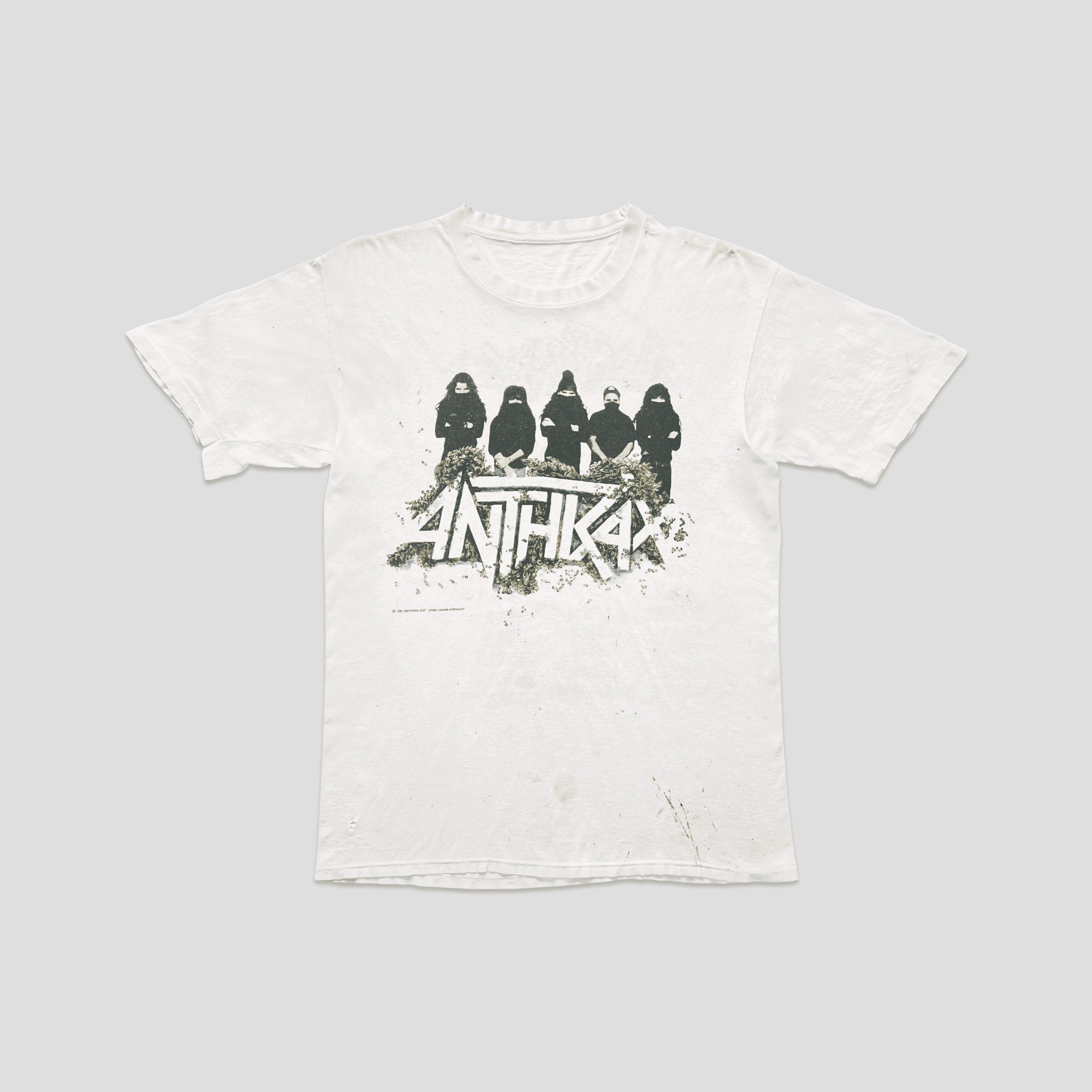 Band Tees Vintage 1991 Anthrax Bring The Noise Tour T-Shirt Size US M / EU 48-50 / 2 - 1 Thumbnail