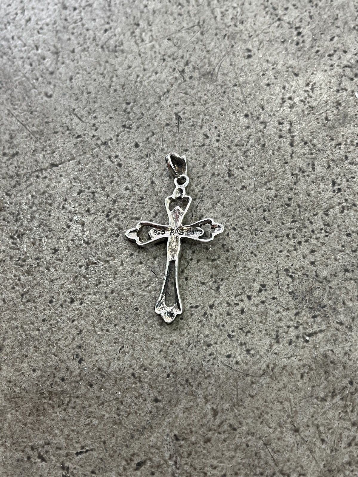 Other Vintage Sterling Silver Cross Pendant (unisex) Size ONE SIZE - 13 Thumbnail
