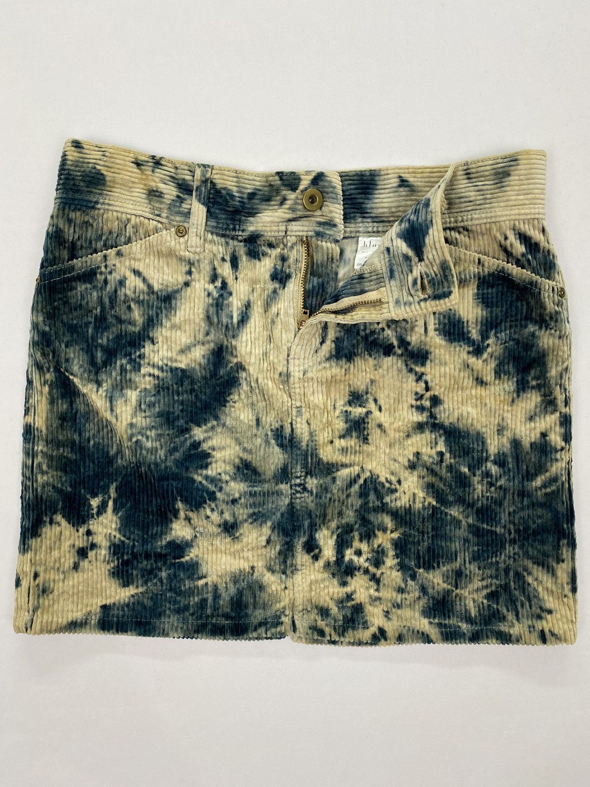 Japanese Brand Bitten Apple by Blondy Bleached Skirt Size 30" / US 8 / IT 44 - 3 Thumbnail