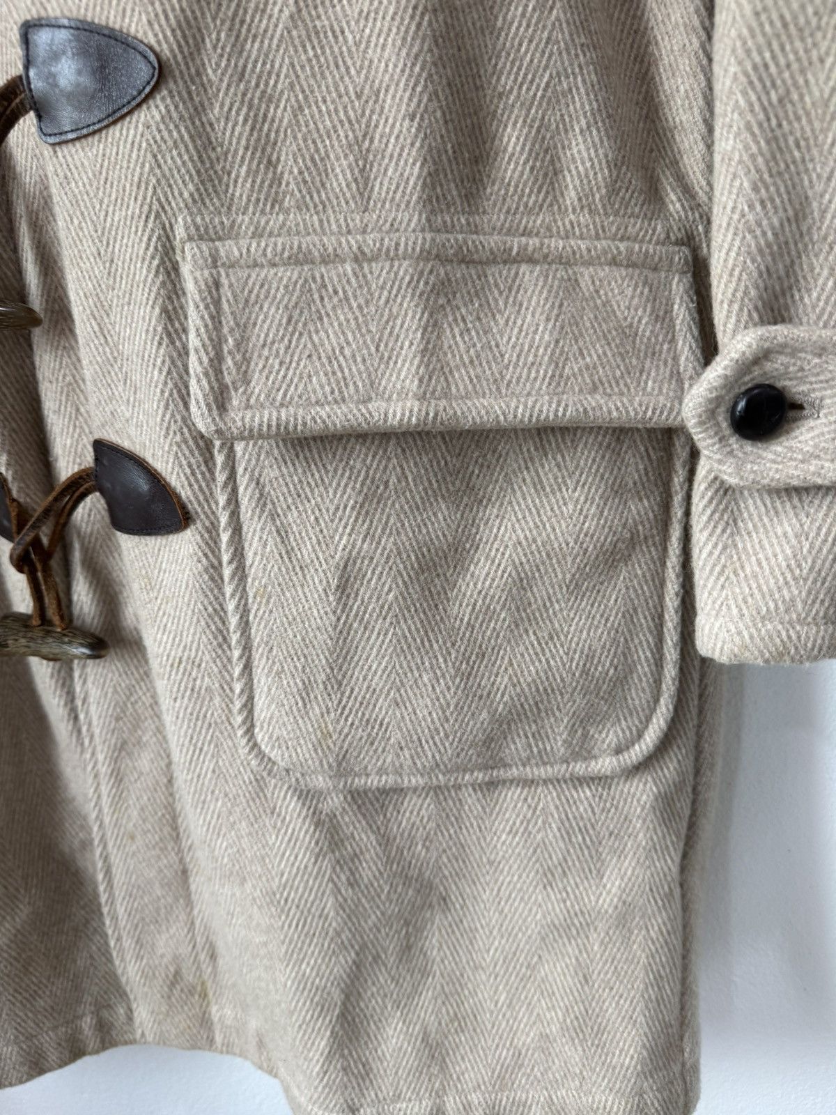 Polo Ralph Lauren POLO RALPH LAUREN HERRINGBONE WOOL JACKET BEIGE Size US L / EU 52-54 / 3 - 9 Thumbnail