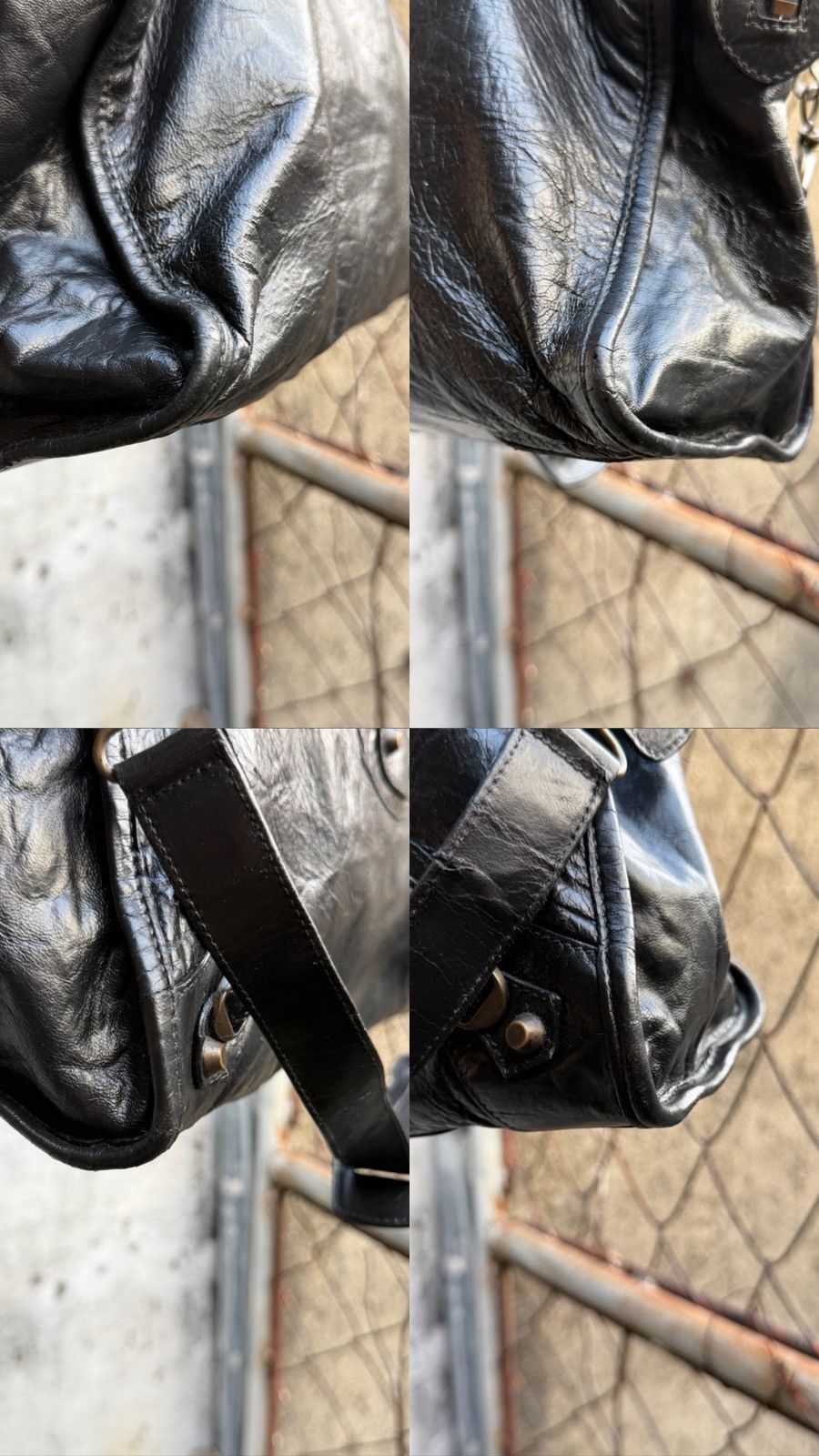 Balenciaga Balenciaga - 2000’s - Classic Motorcycle Le City Bag Black Size ONE SIZE - 13 Thumbnail