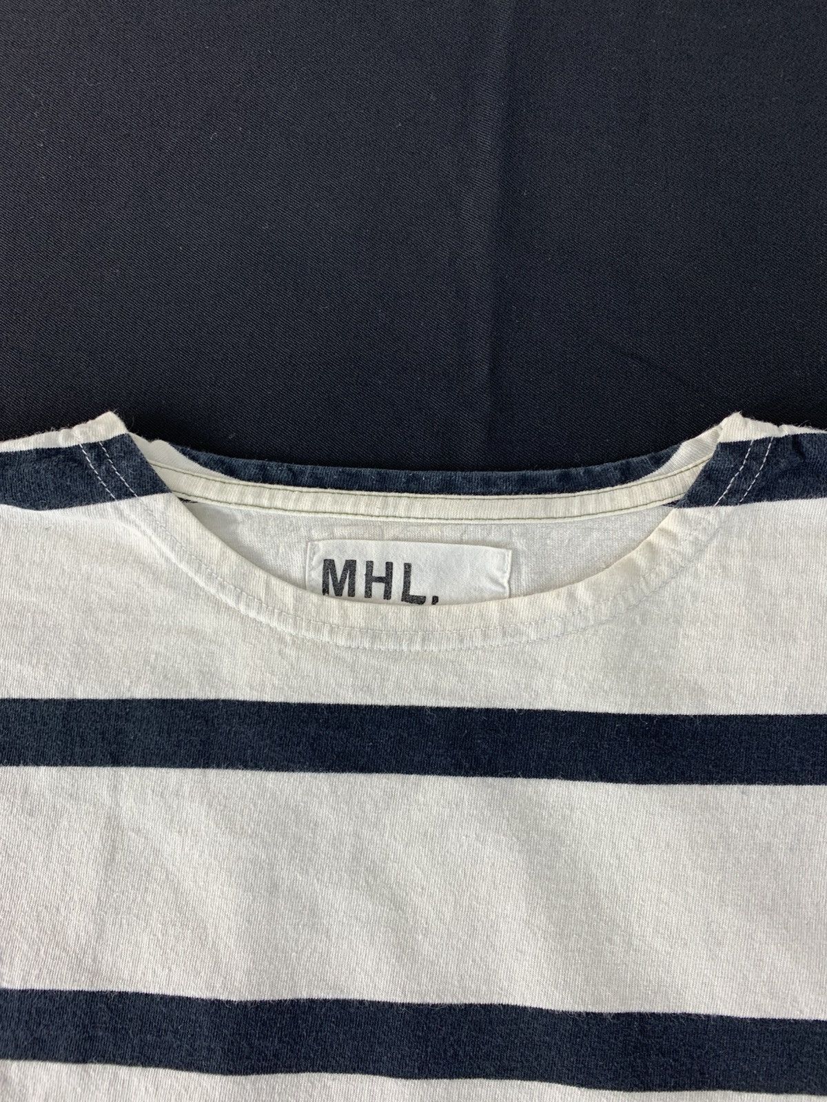 Margaret Howell Hype Margarett Howell London Striped Longsleeve Crewneck Tee Size L / US 10 / IT 46 - 4 Thumbnail