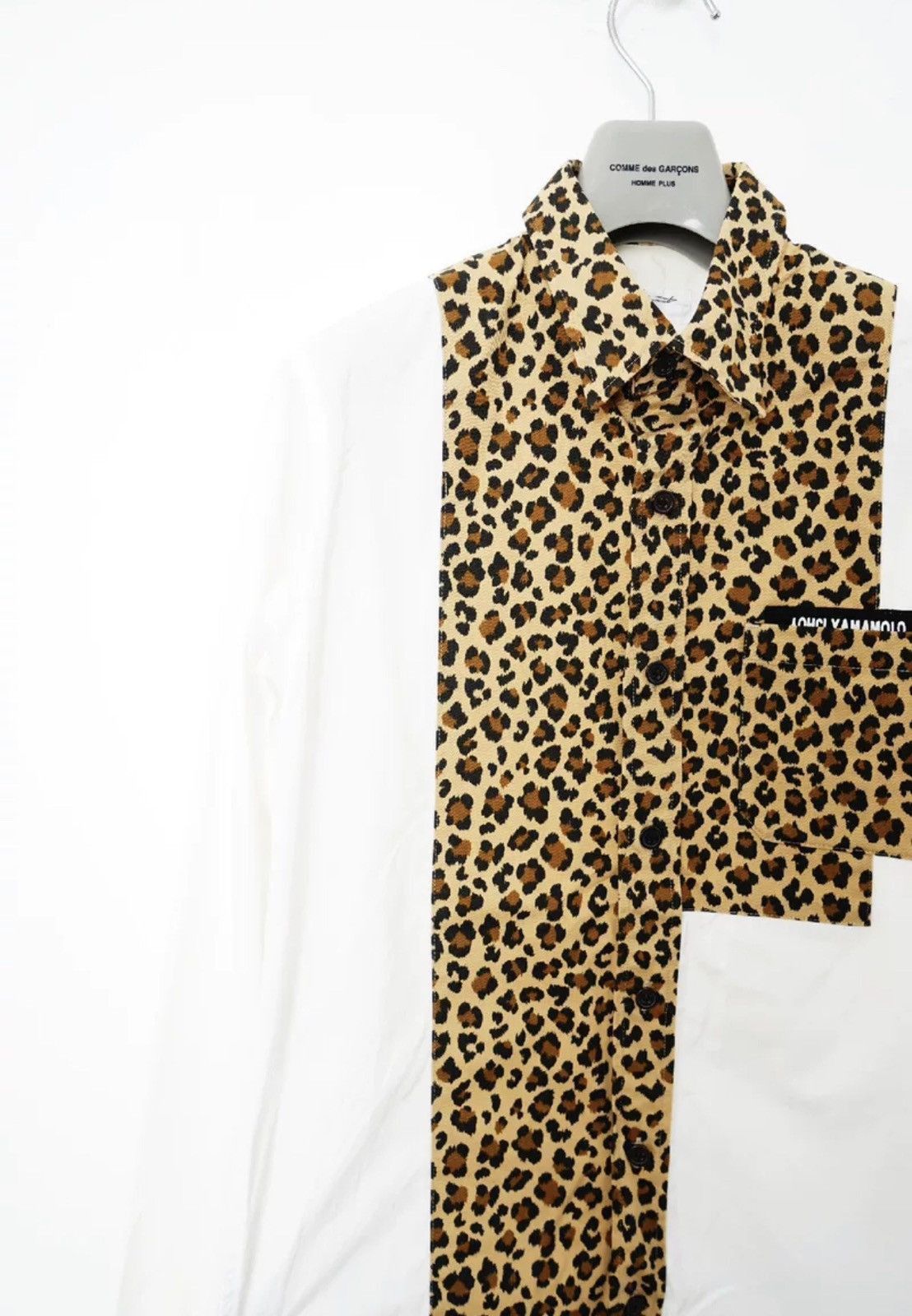 Yohji Yamamoto Yohji Yamamoto Leopard Print Collared Shirt - DMC Size US S / EU 44-46 / 1 - 3 Thumbnail
