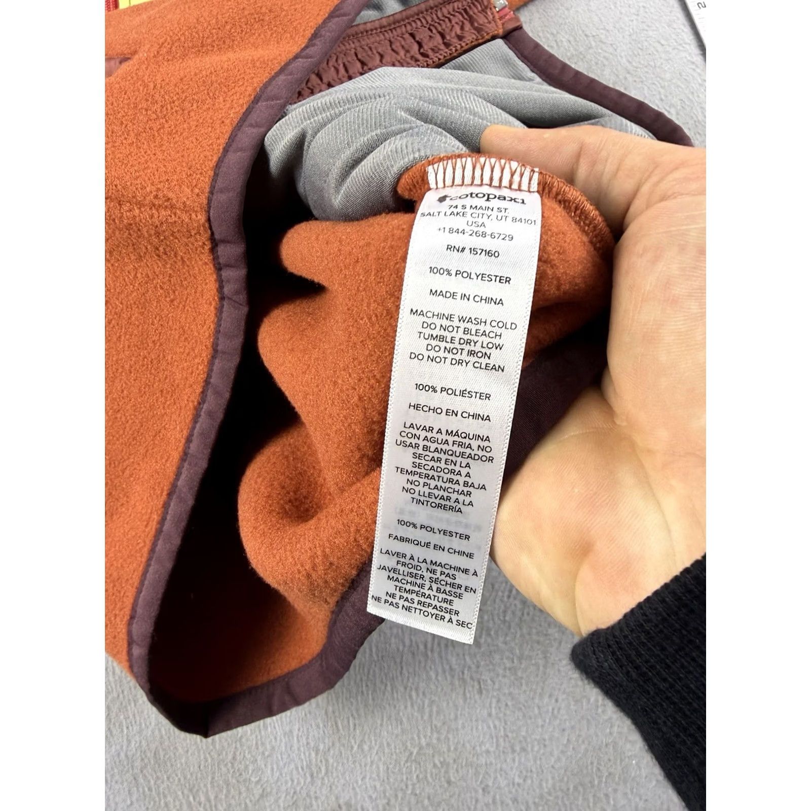 Cotopaxi Cotopaxi Jacket Women Small Orange Fleece Hooded Full Zip Outdoors Hiking Size S / US 4 / IT 40 - 5 Thumbnail