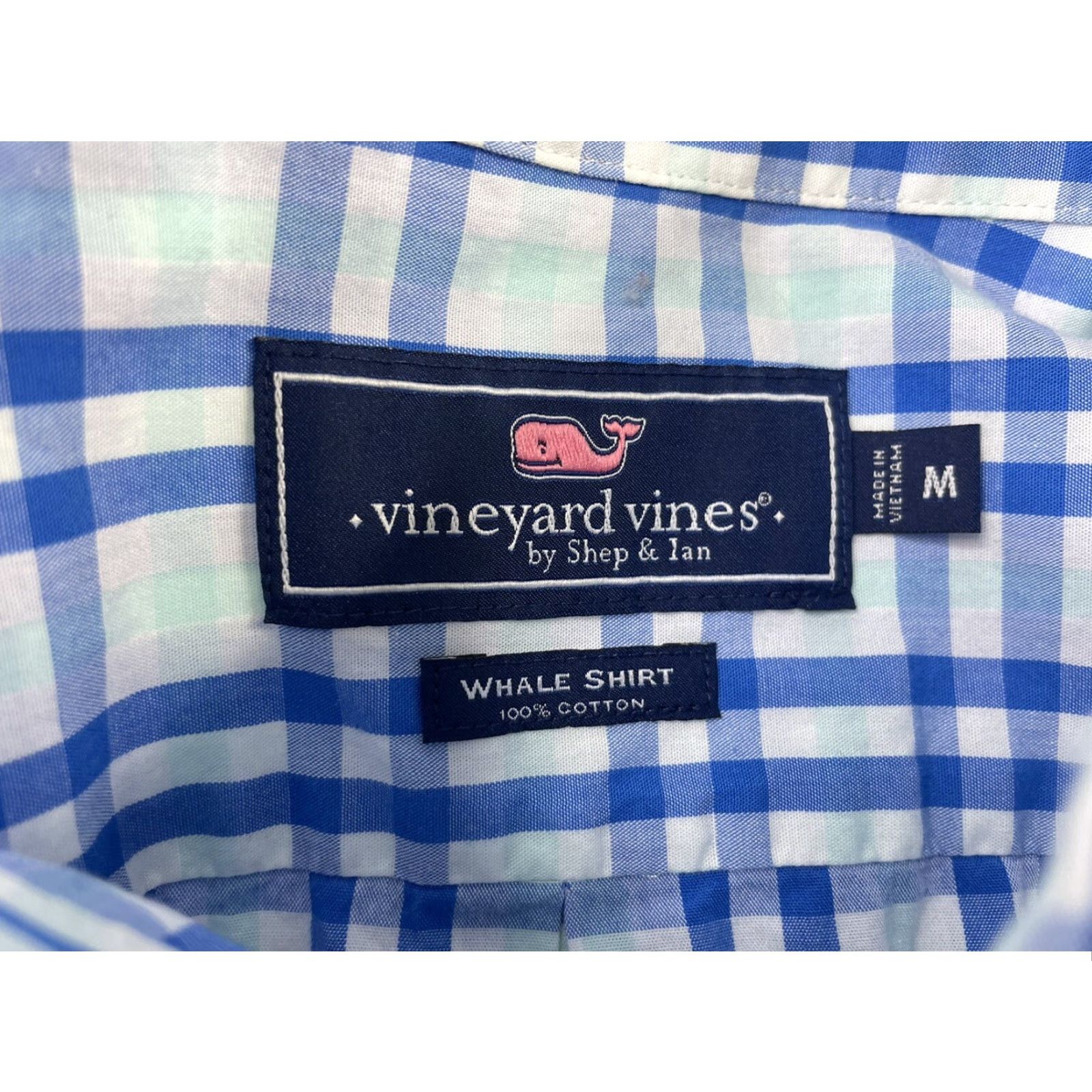 Vineyard Vines Vineyard Vines Men’s Whale Button Down Shirt Plaid Size Medium Size US M / EU 48-50 / 2 - 3 Thumbnail