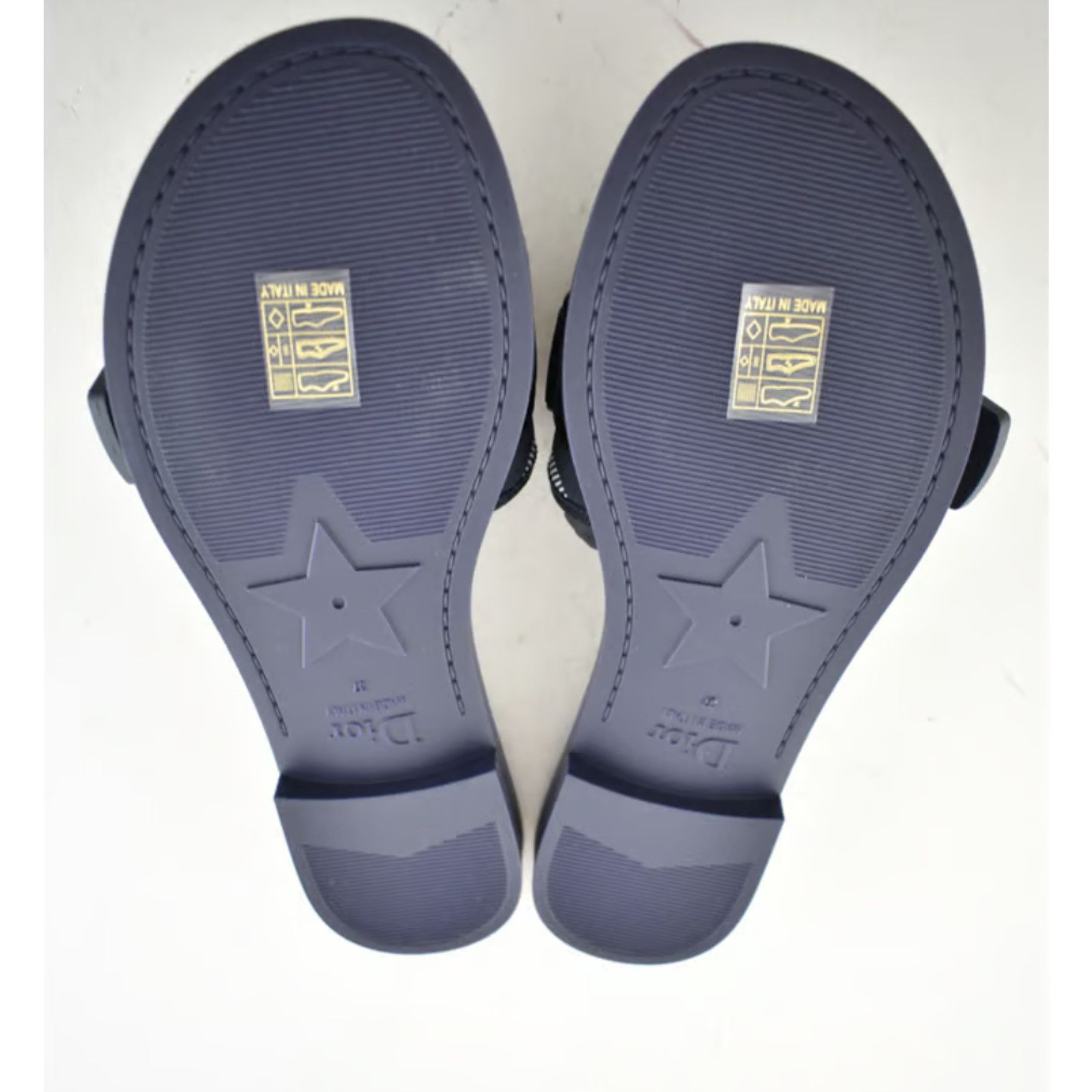 Dior Dio(r)evolution Dway Rubber Logo Slide Mule Flat Sandal 37 Size US 7 / IT 37 - 11 Thumbnail