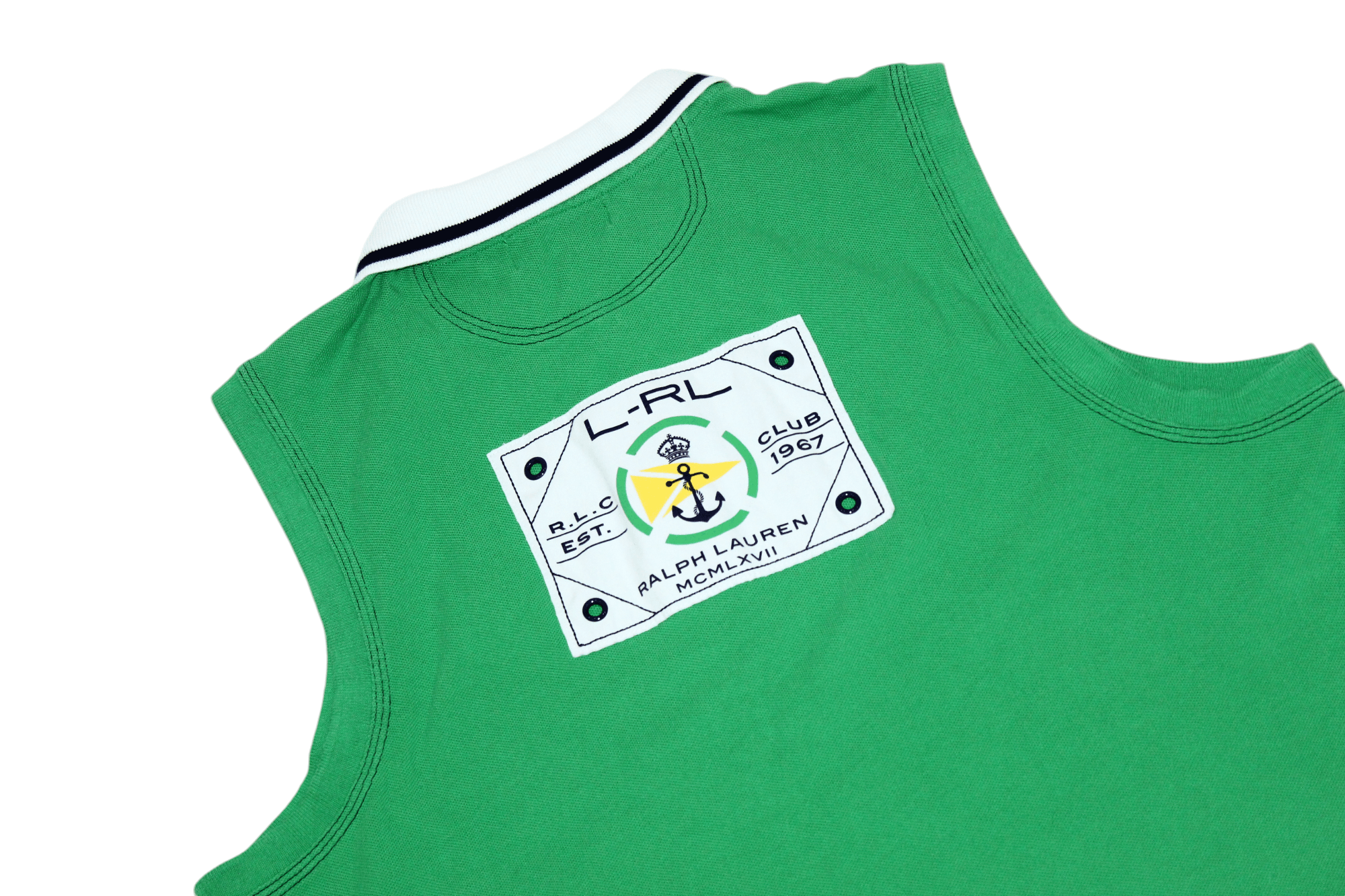 Lauren Ralph Lauren Lauren R.L. Active Nautical Rafting sleeveless polo shirt Size XL / US 12-14 / IT 48-50 - 2 Thumbnail