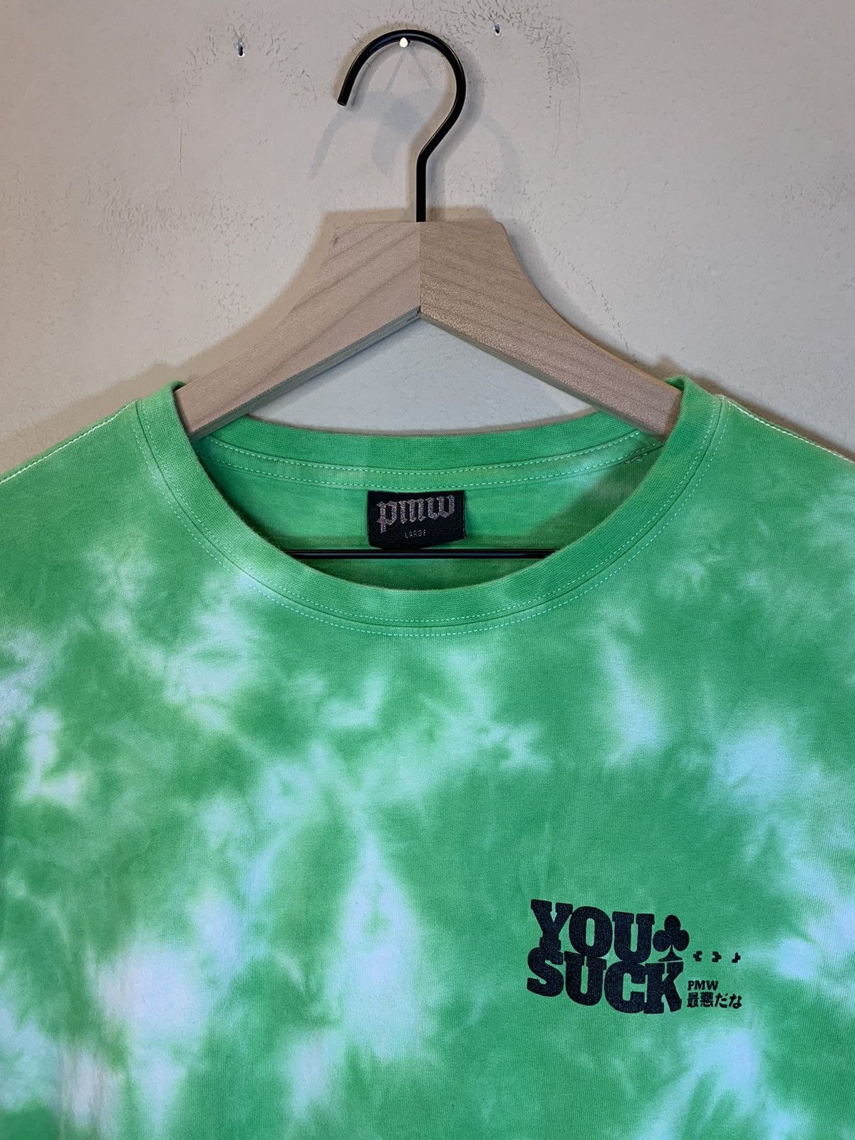 Other *RARE* PayMoneyWubby Waifu PMW You Suck Anime Tie-Dye Shirt Size US L / EU 52-54 / 3 - 6 Thumbnail