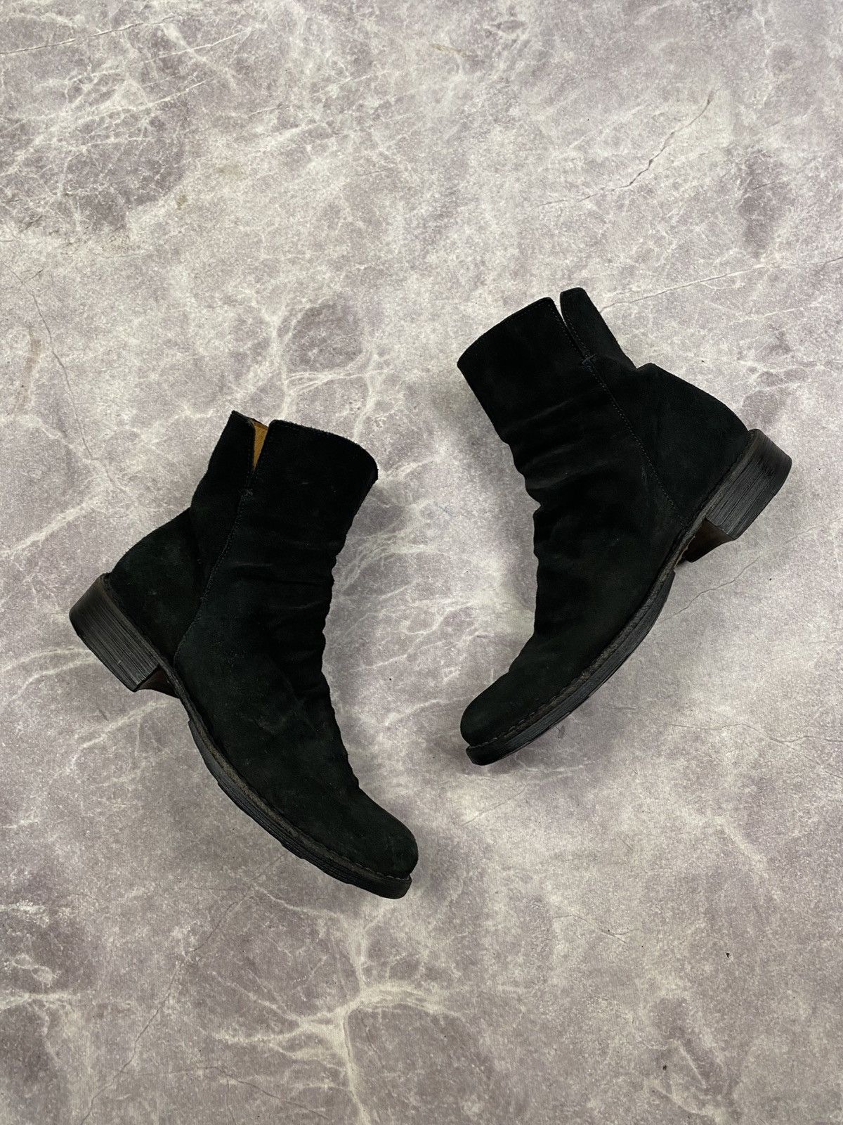 Fiorentini + Baker Fiorentini Baker Suede Biker Moto Wrinkles Boots Size: 37 Size US 7 / IT 37 - 1 Thumbnail