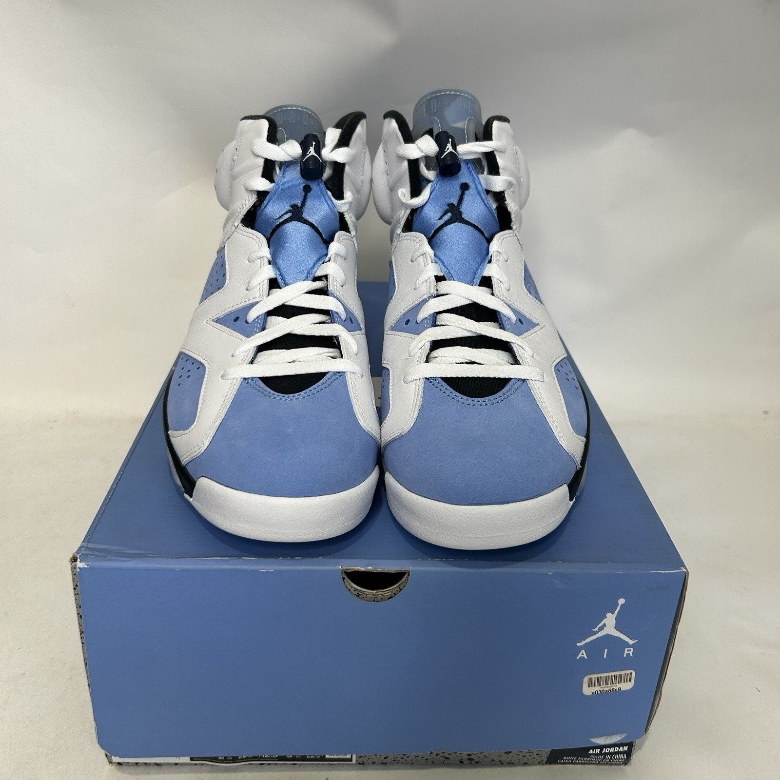 Jordan Brand Nike Air Jordan 6 Retro OG “UNC Home” CT8529-410 Size US 11 / EU 44 - 2 Thumbnail