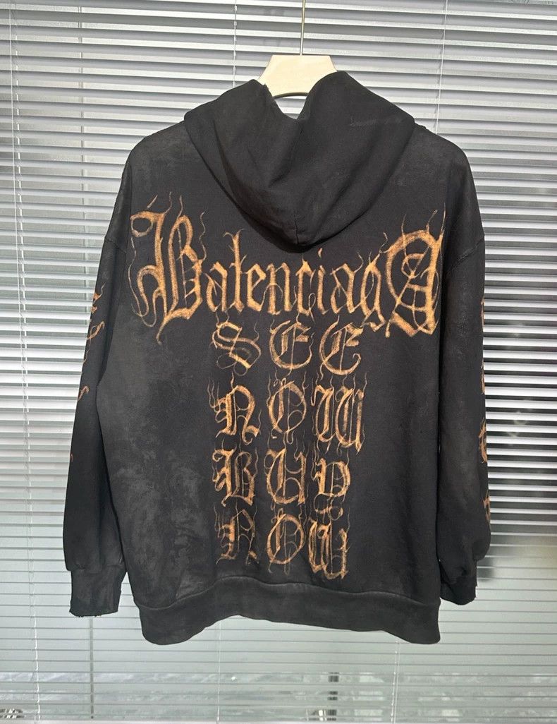 Balenciaga Balenciaga Heavy + Metal + FW23 + Graphic Zip + Jacket + H Size US M / EU 48-50 / 2 - 2 Thumbnail