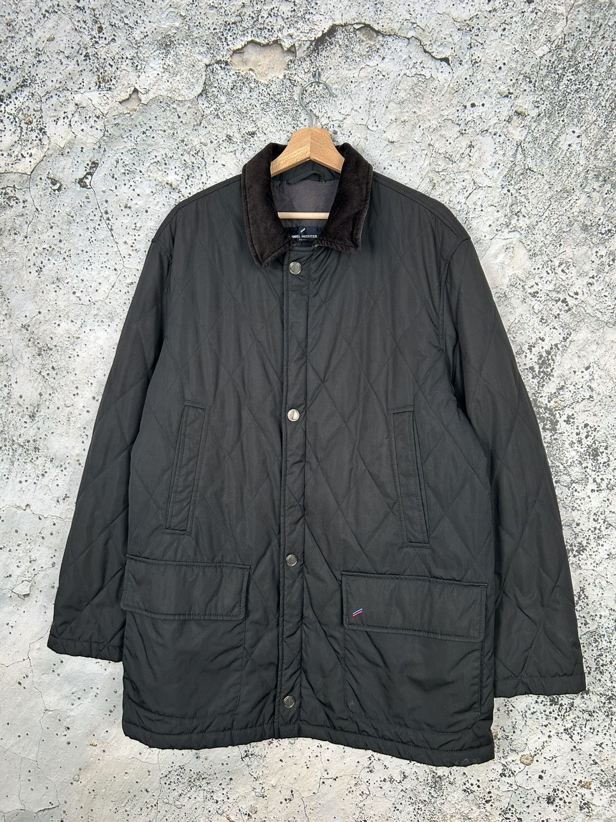 Vintage Vintage Daniel Hechter Paris Parkas Quilted Jacket 90s Size US L / EU 52-54 / 3 - 1 Thumbnail