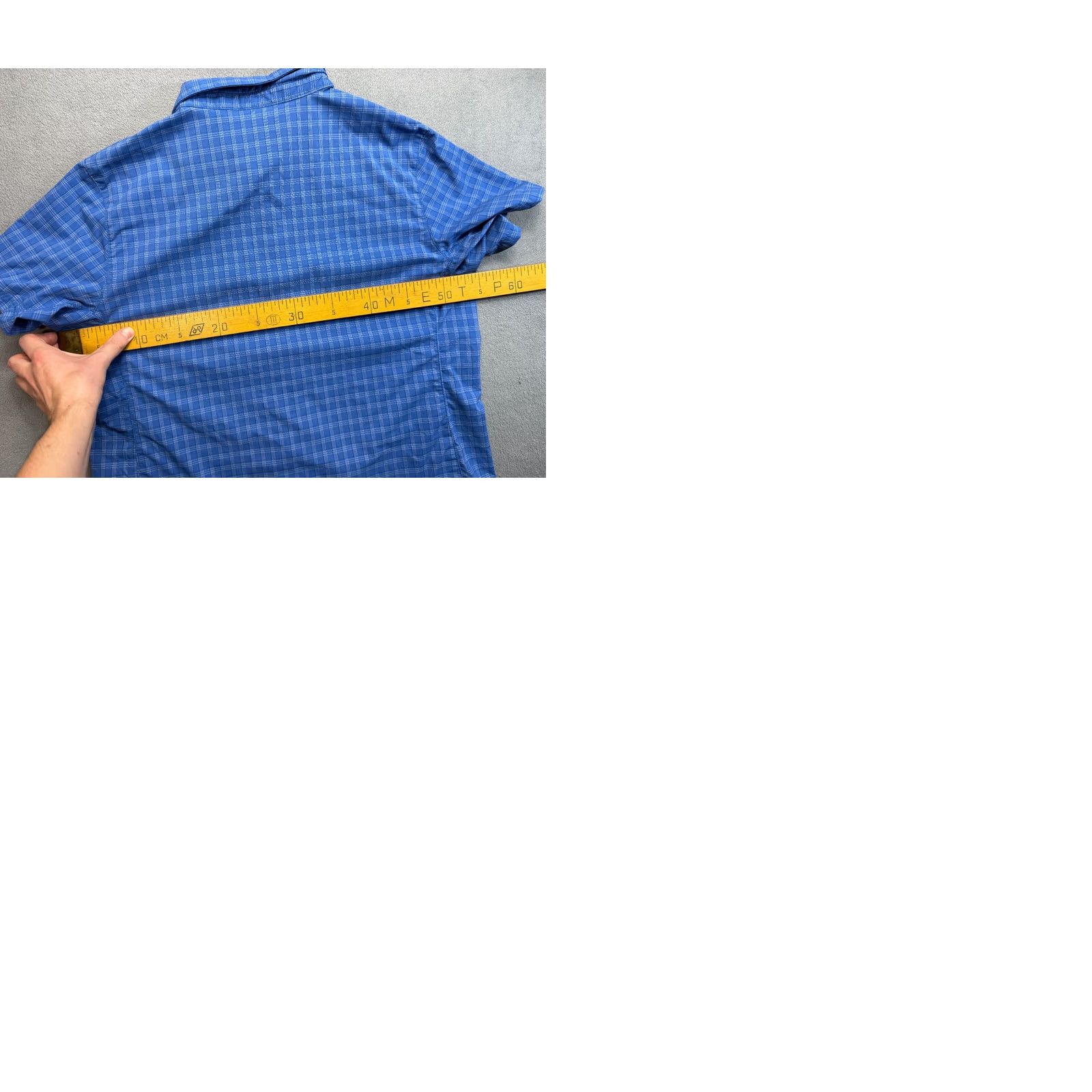 Vintage Icepeak Blue Button-Up Shirt Short Sleeve Eur 46 Womens XS? Size L / US 10 / IT 46 - 10 Thumbnail