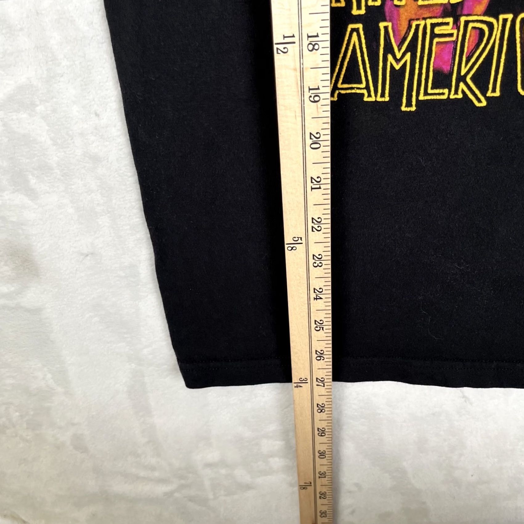 Vintage Led Zeppelin T-Shirt Mens M Black Graphic Print Crew Neck Short Sleeve Retro 1977 Tour USA Band Rock Music Vintage No N/A Size US M / EU 48-50 / 2 - 3 Thumbnail