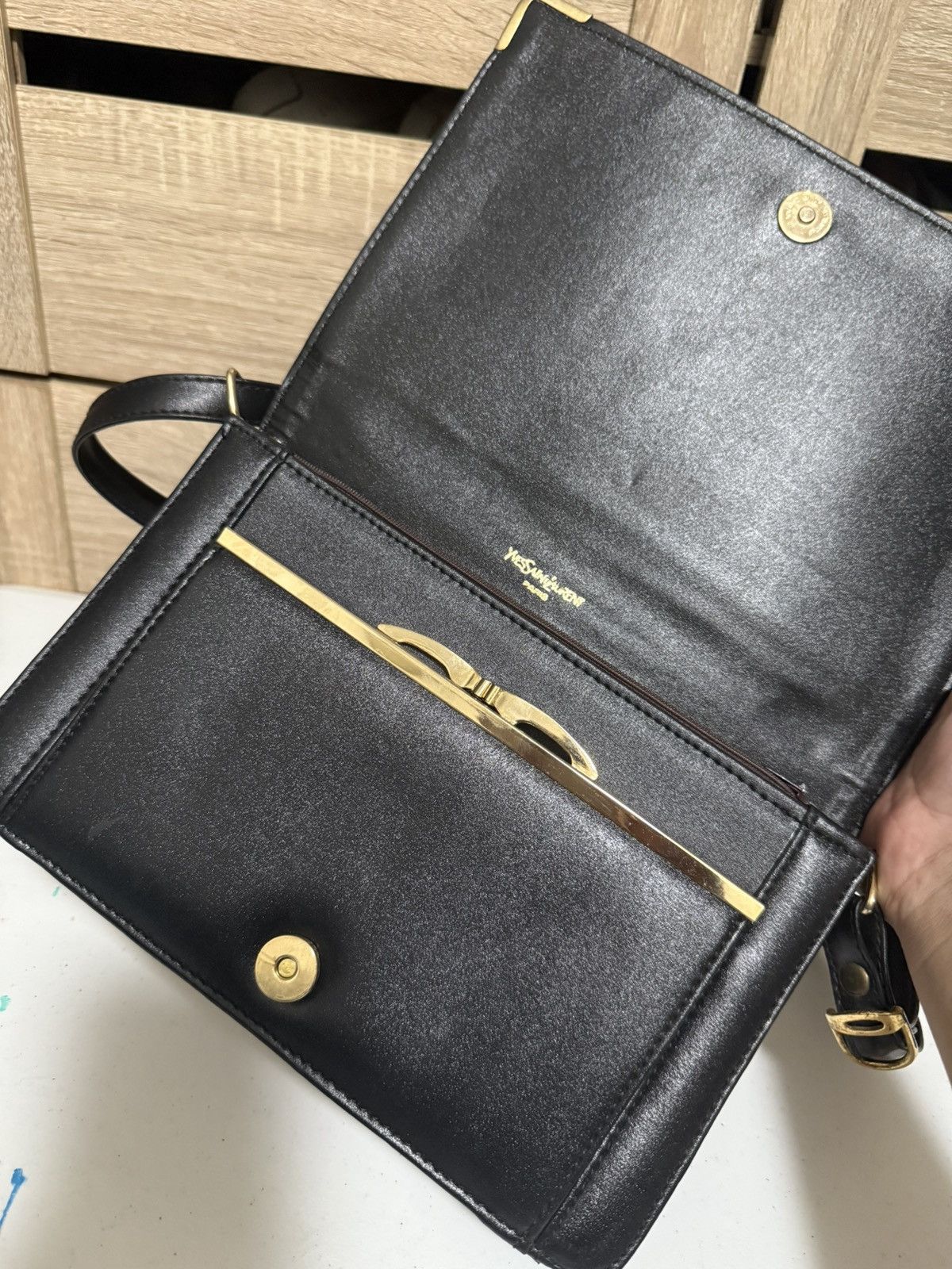 Yves Saint Laurent Vintage YSL Monogram Bag Size ONE SIZE - 8 Thumbnail