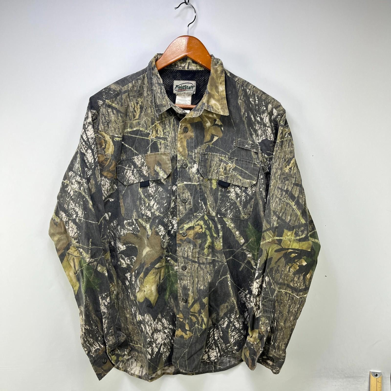 Realtree Vintage Real Tree Camo Button Up Long Sleeve Shirt Medium Size ONE SIZE - 1 Thumbnail