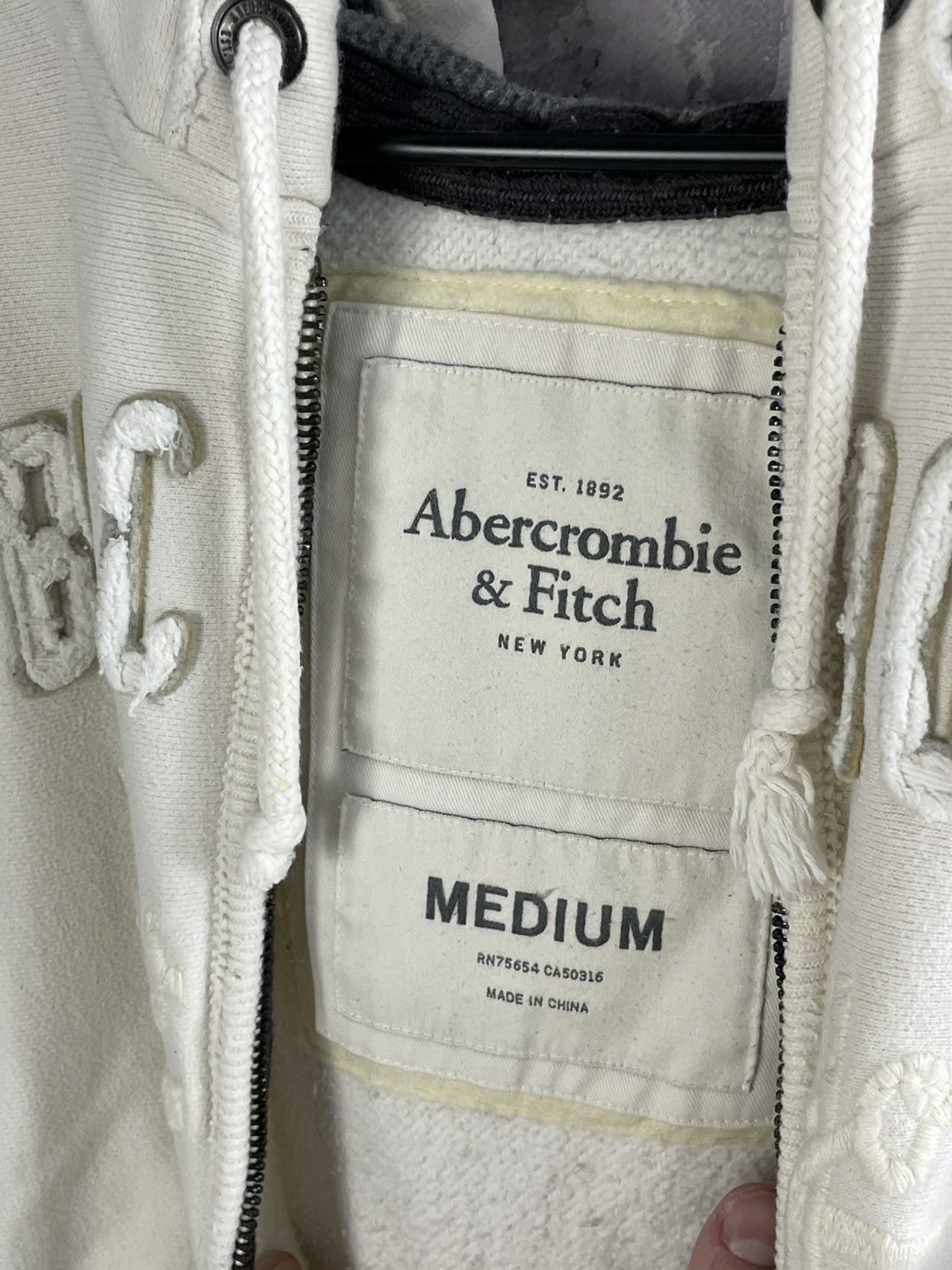 Abercrombie & Fitch Abercrombie Zip Up Hoodie LGB Style Size M / US 6-8 / IT 42-44 - 8 Thumbnail