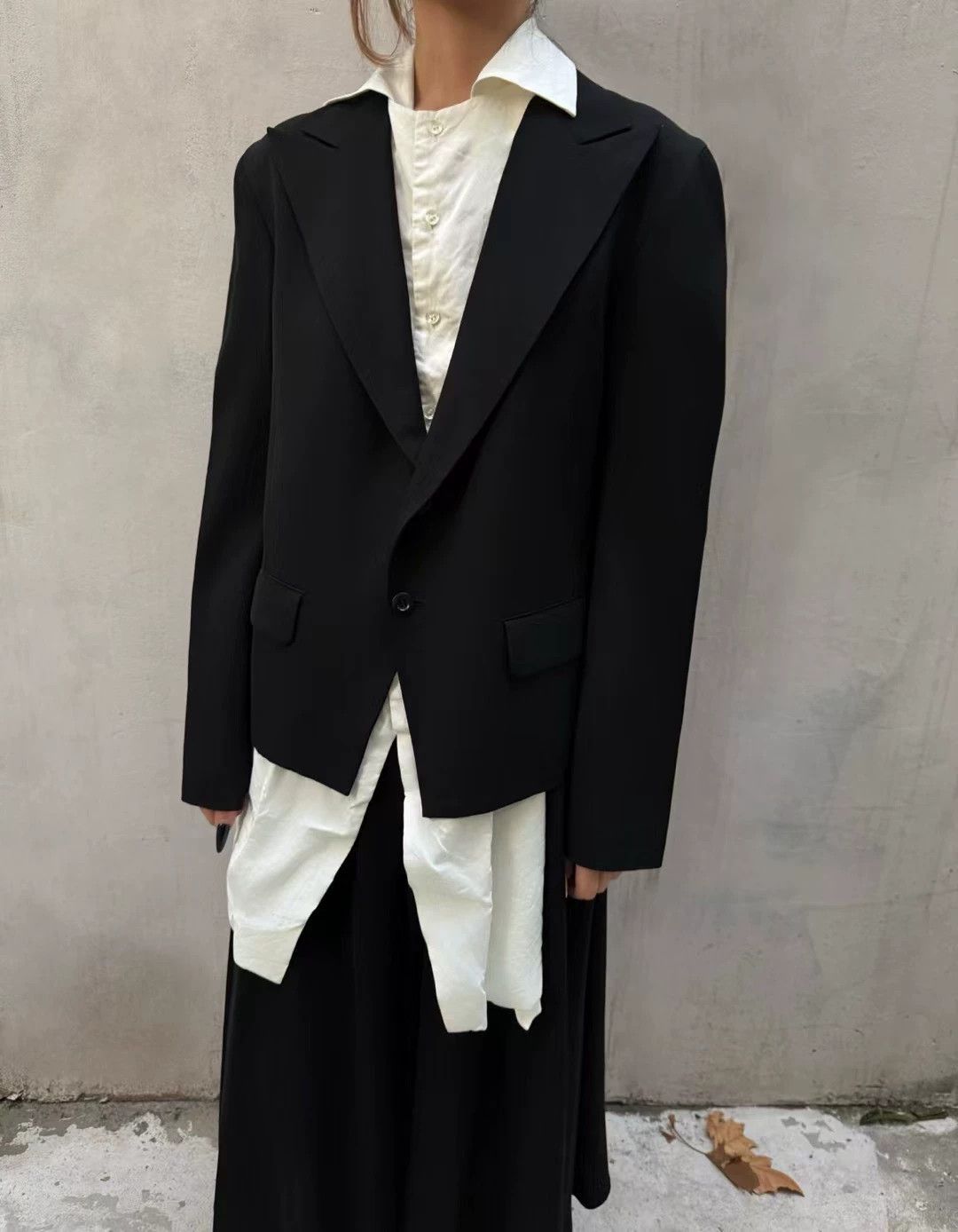 Yohji Yamamoto Yohji Yamamoto 2-in-1 Detachable White Shirt Suit Size US S / EU 44-46 / 1 - 3 Thumbnail