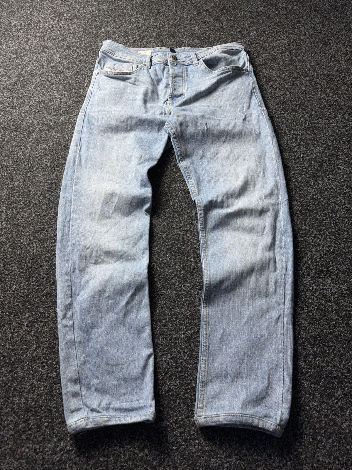 Diesel Luxury 00s Diesel Skinny Light Wash Jeans Y2K Made in Italy Size US 31 - 1 Thumbnail